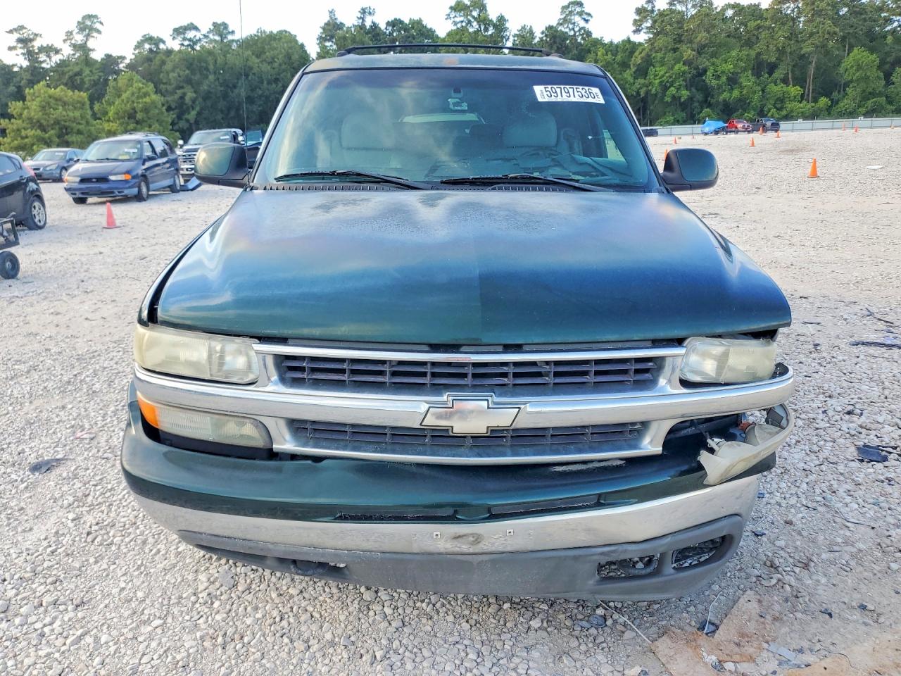 2001 Chevrolet Tahoe C1500 Green vin: 1GNEC13T91R130050