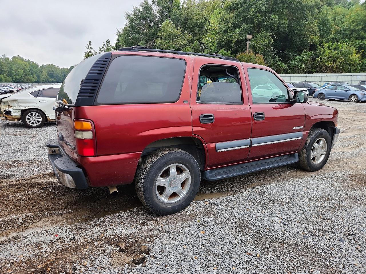 2002 Chevrolet Tahoe C1500 Maroon vin: 1GNEC13T92R164698