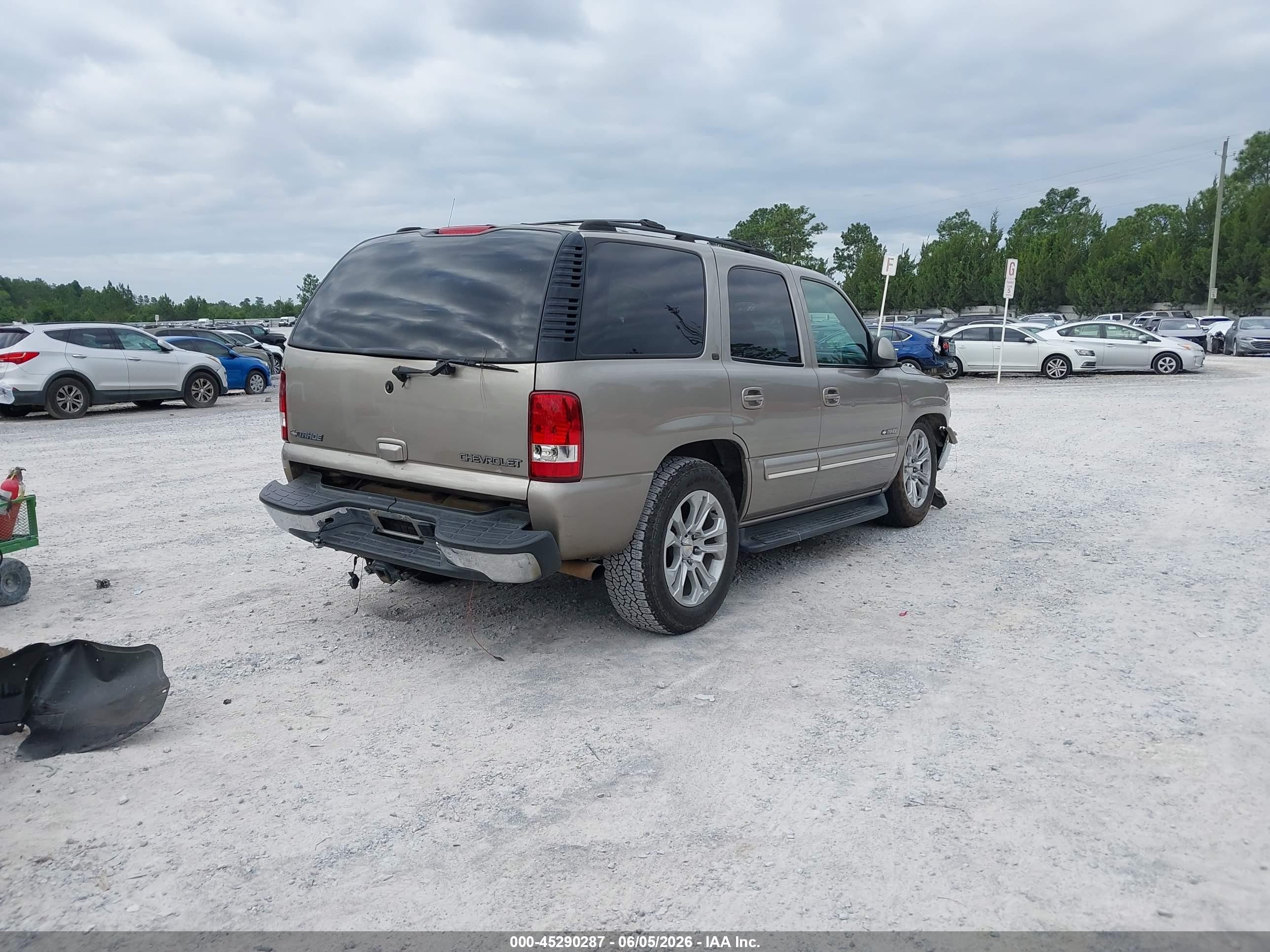2001 Chevrolet Tahoe Lt Champagne vin: 1GNEC13TX1J279968