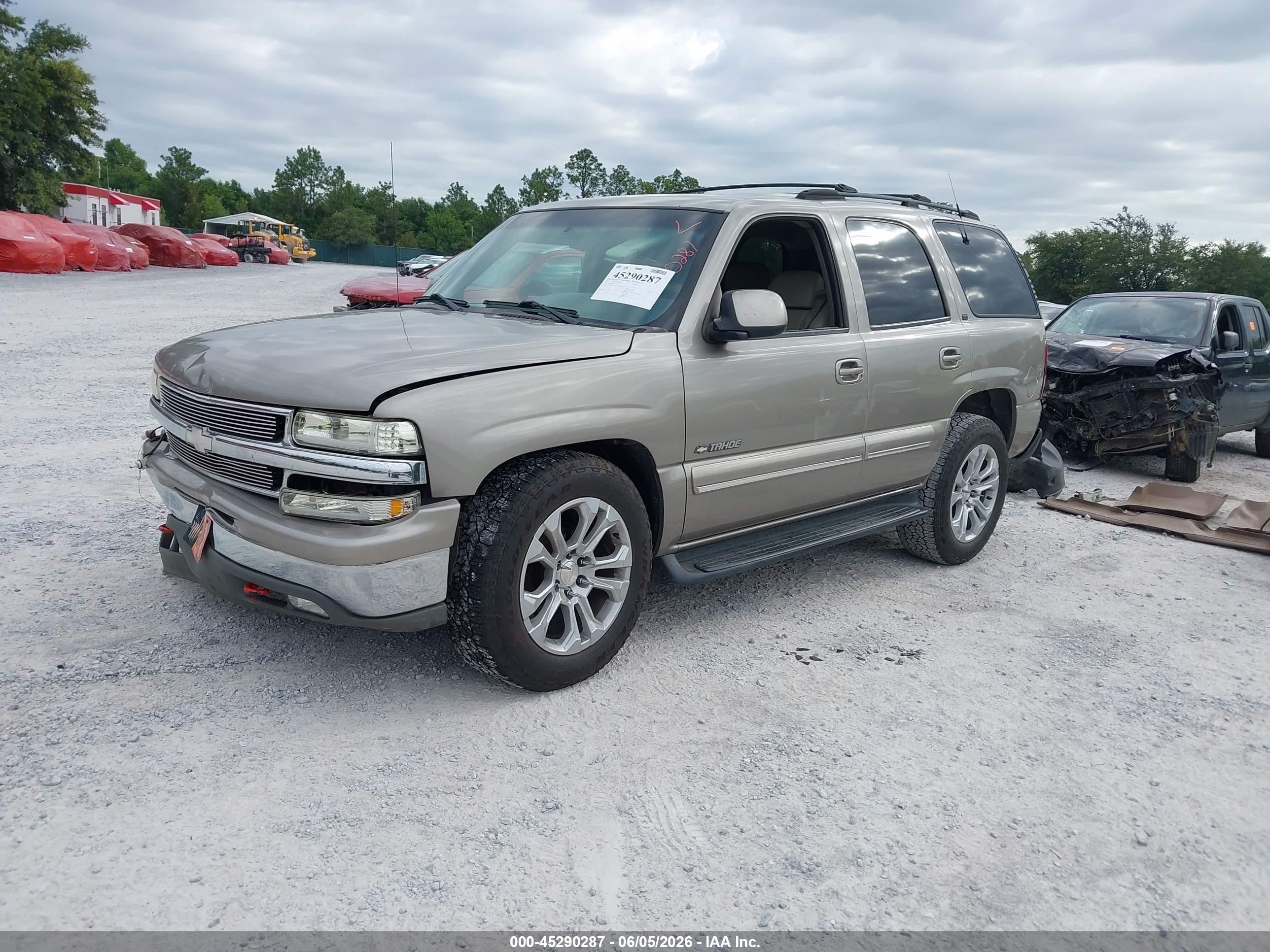 2001 Chevrolet Tahoe Lt Champagne vin: 1GNEC13TX1J279968