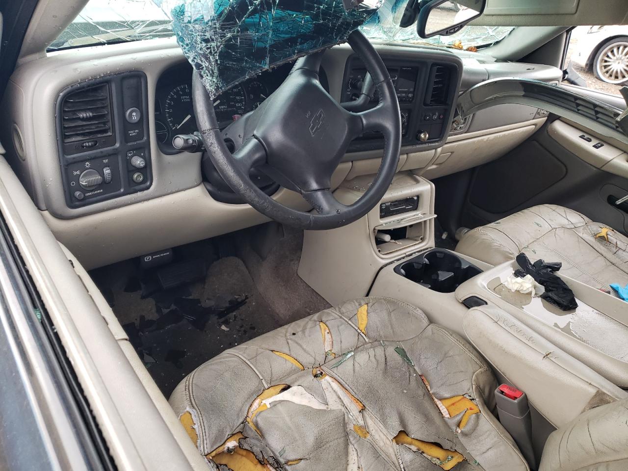 2002 Chevrolet Tahoe Синий vin: 1GNEC13TX2R127255