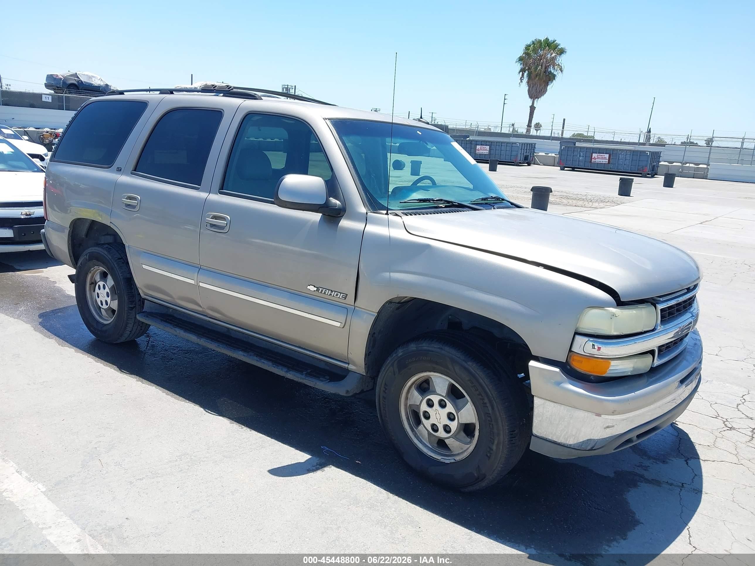 2003 Chevrolet Tahoe Lt Gray vin: 1GNEC13TX3J331070