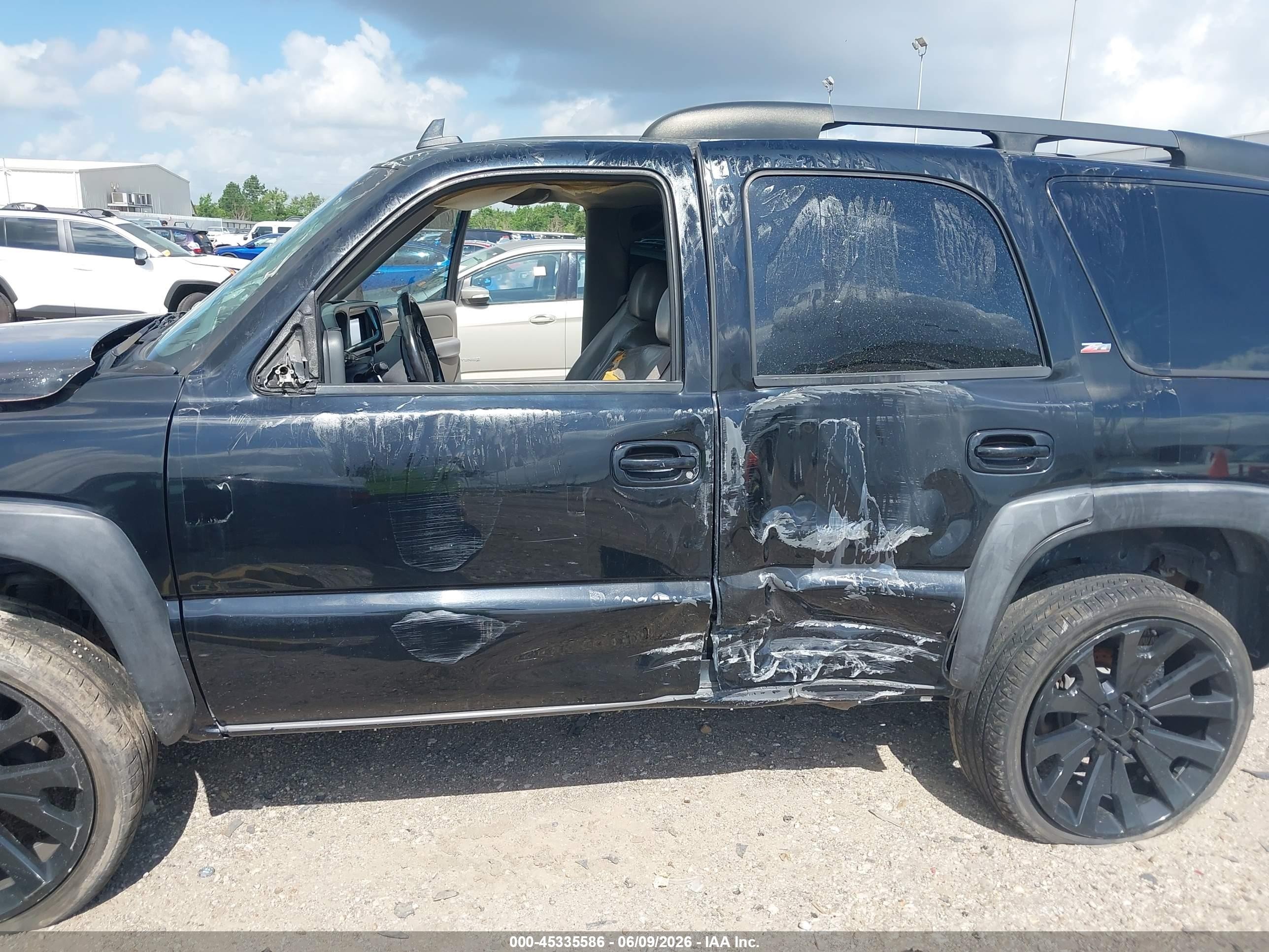 2006 Chevrolet Tahoe Z71 Black vin: 1GNEC13TX6R107562