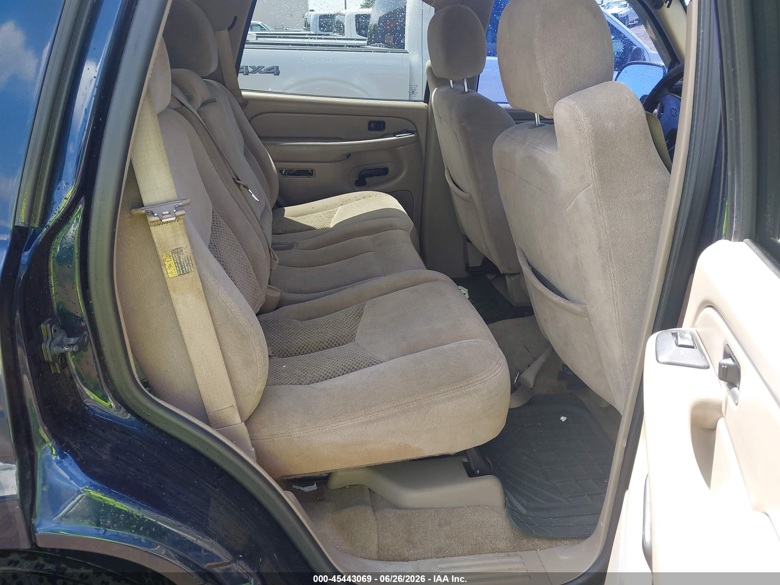 2004 Chevrolet Tahoe Ls Blue vin: 1GNEC13V04R126295