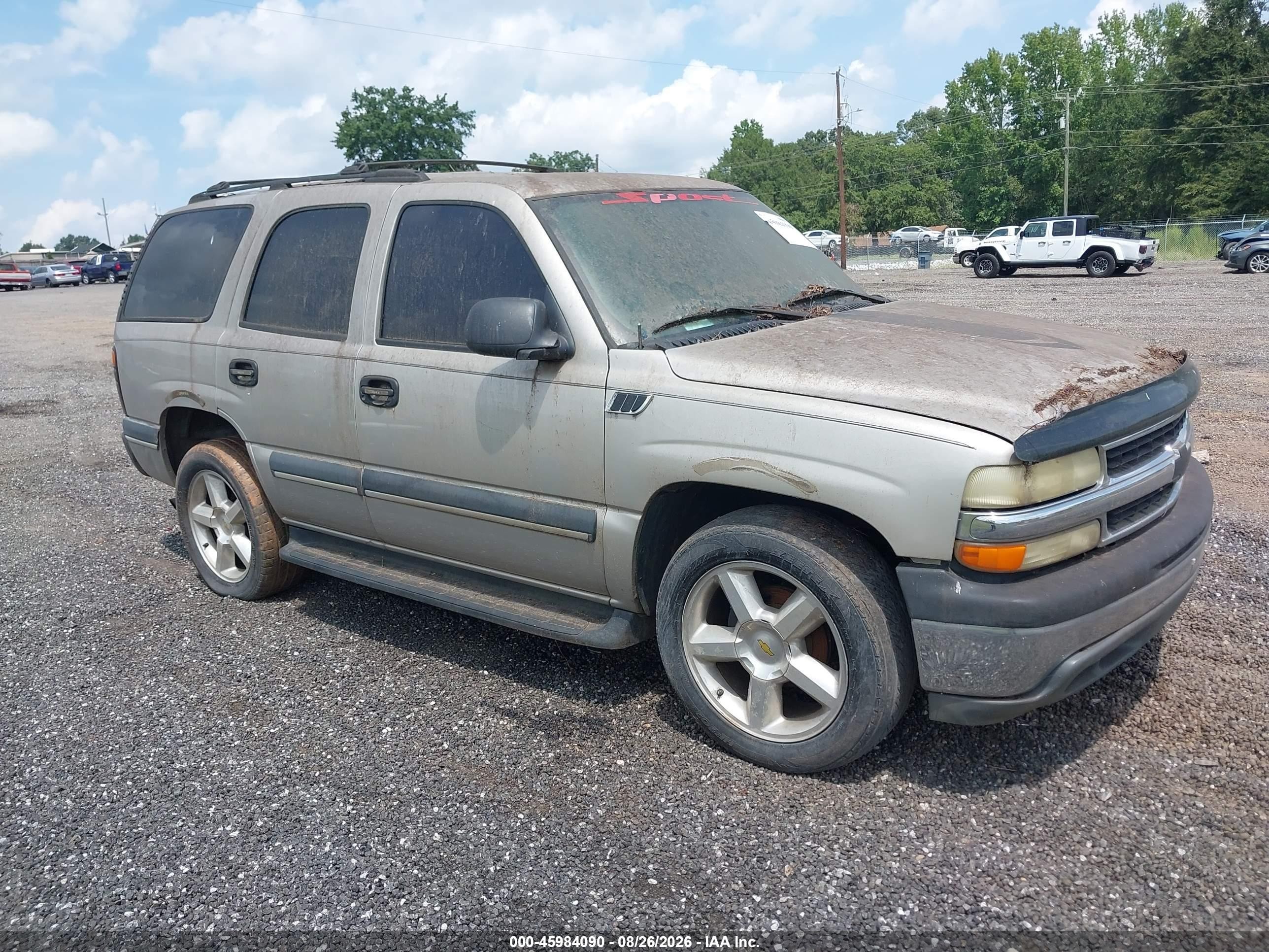 2004 Chevrolet Tahoe Ls Gray vin: 1GNEC13V04R193785