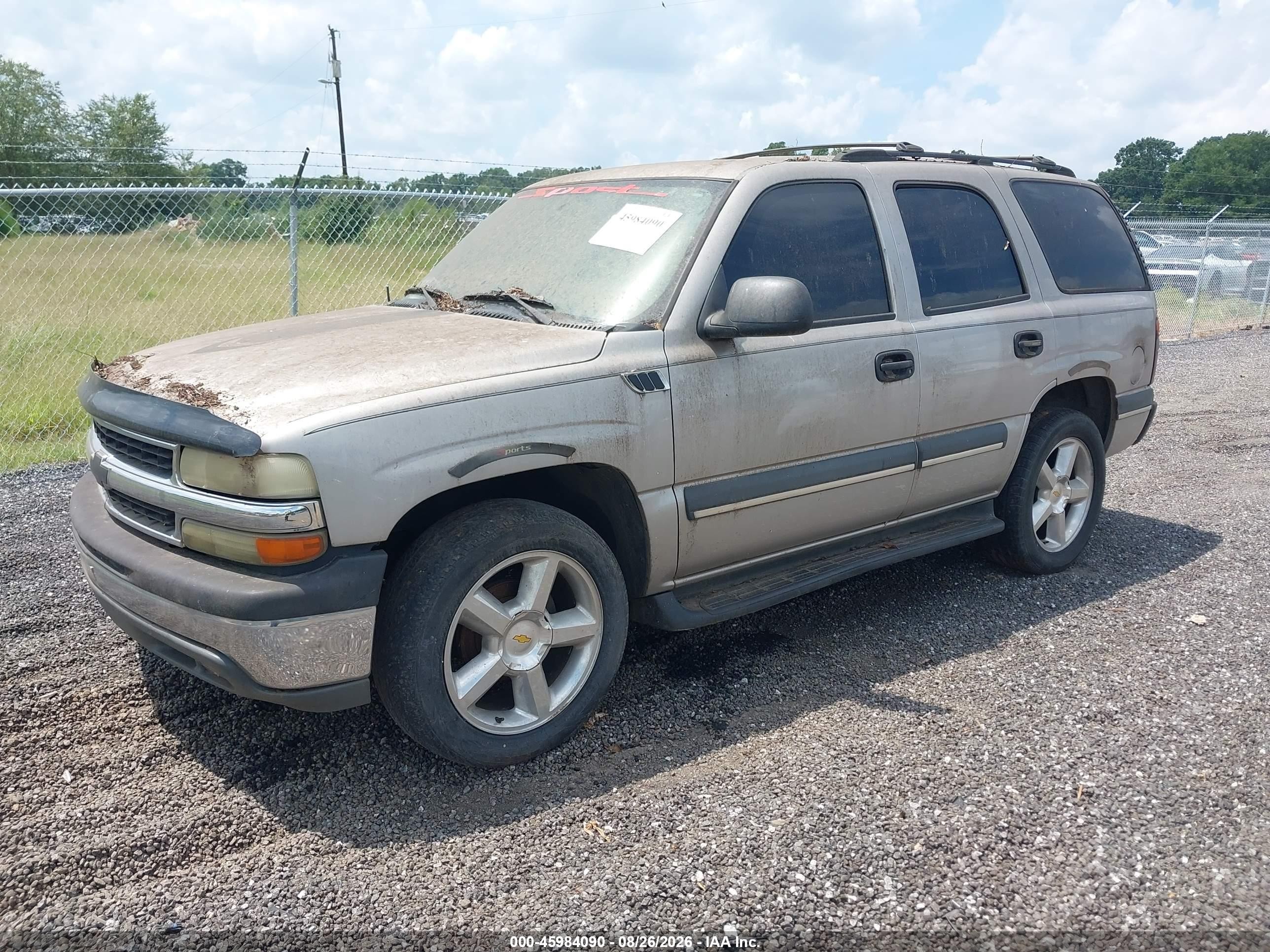2004 Chevrolet Tahoe Ls Gray vin: 1GNEC13V04R193785