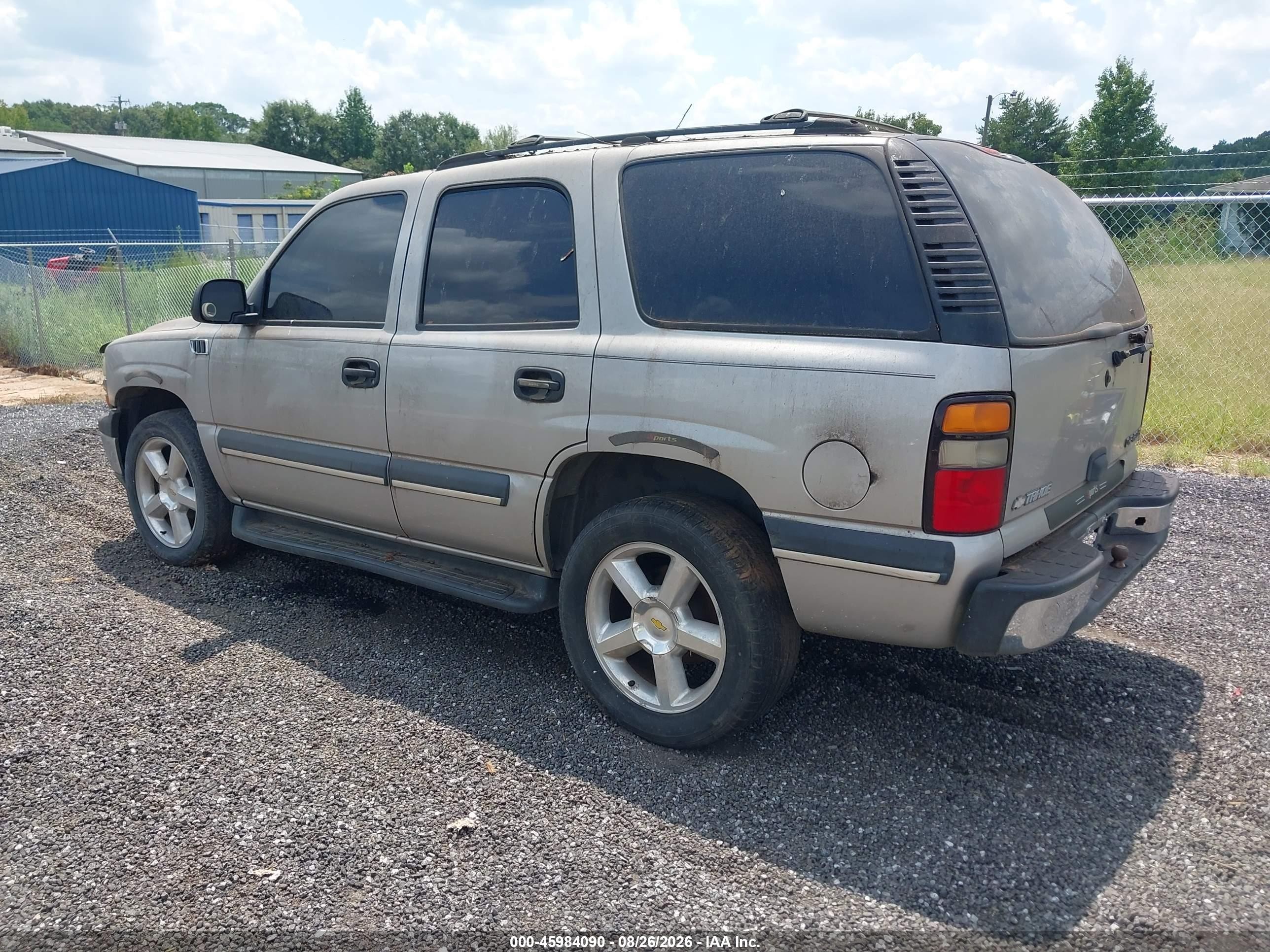 2004 Chevrolet Tahoe Ls Gray vin: 1GNEC13V04R193785
