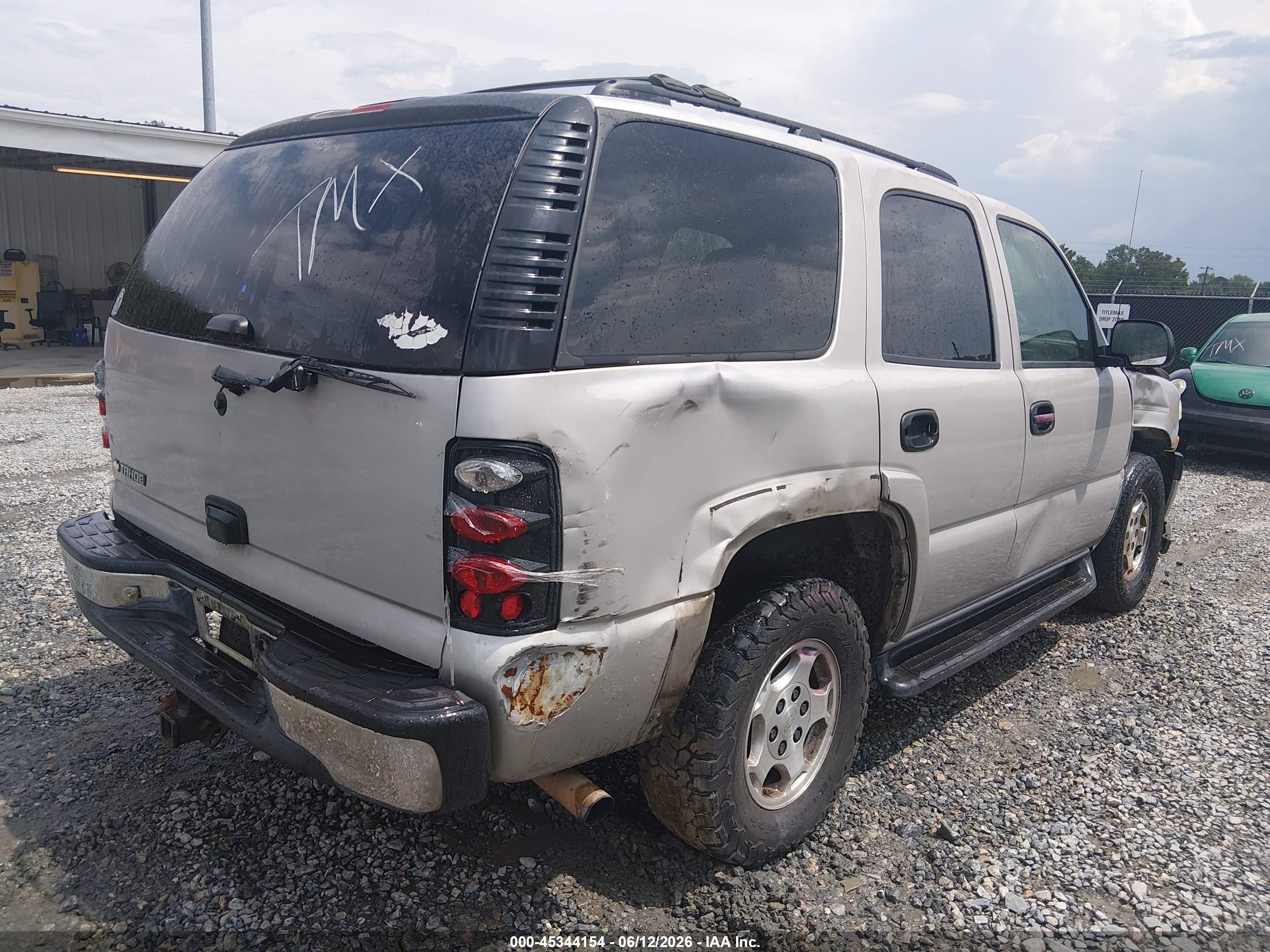 2006 Chevrolet Tahoe Ls Silver vin: 1GNEC13V06J105934