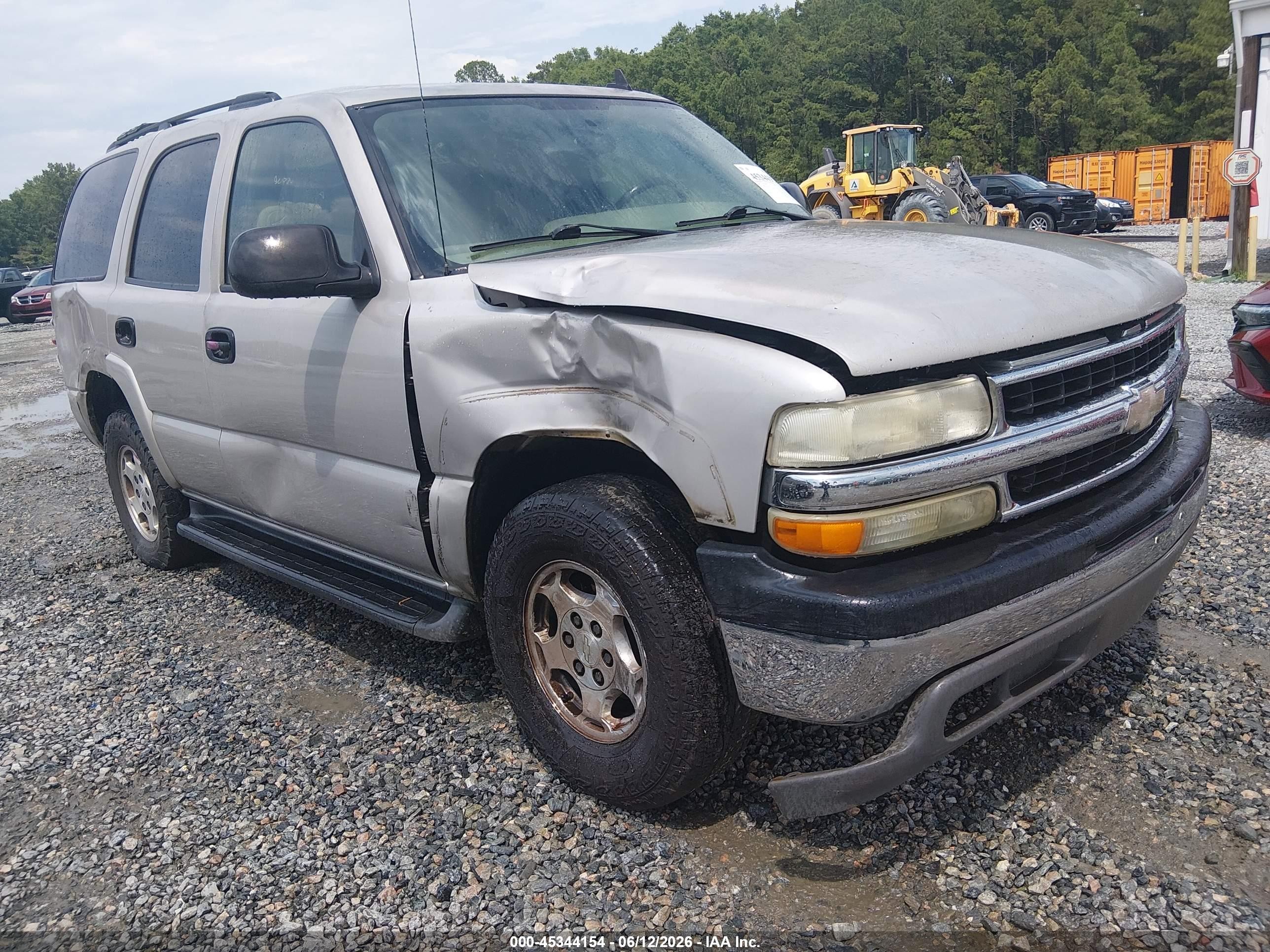 2006 Chevrolet Tahoe Ls Silver vin: 1GNEC13V06J105934