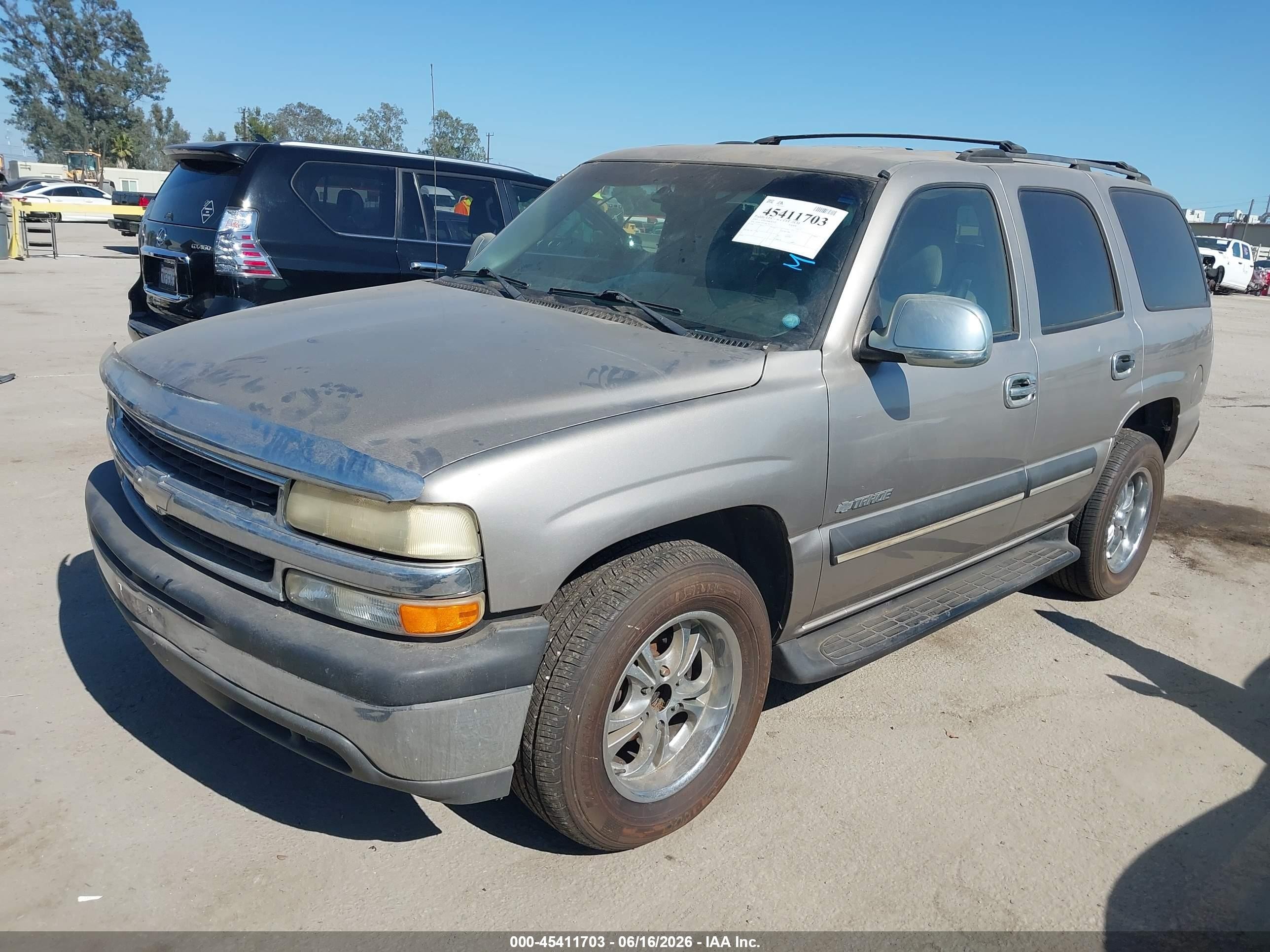 2003 Chevrolet Tahoe Ls Gray vin: 1GNEC13V13R224332