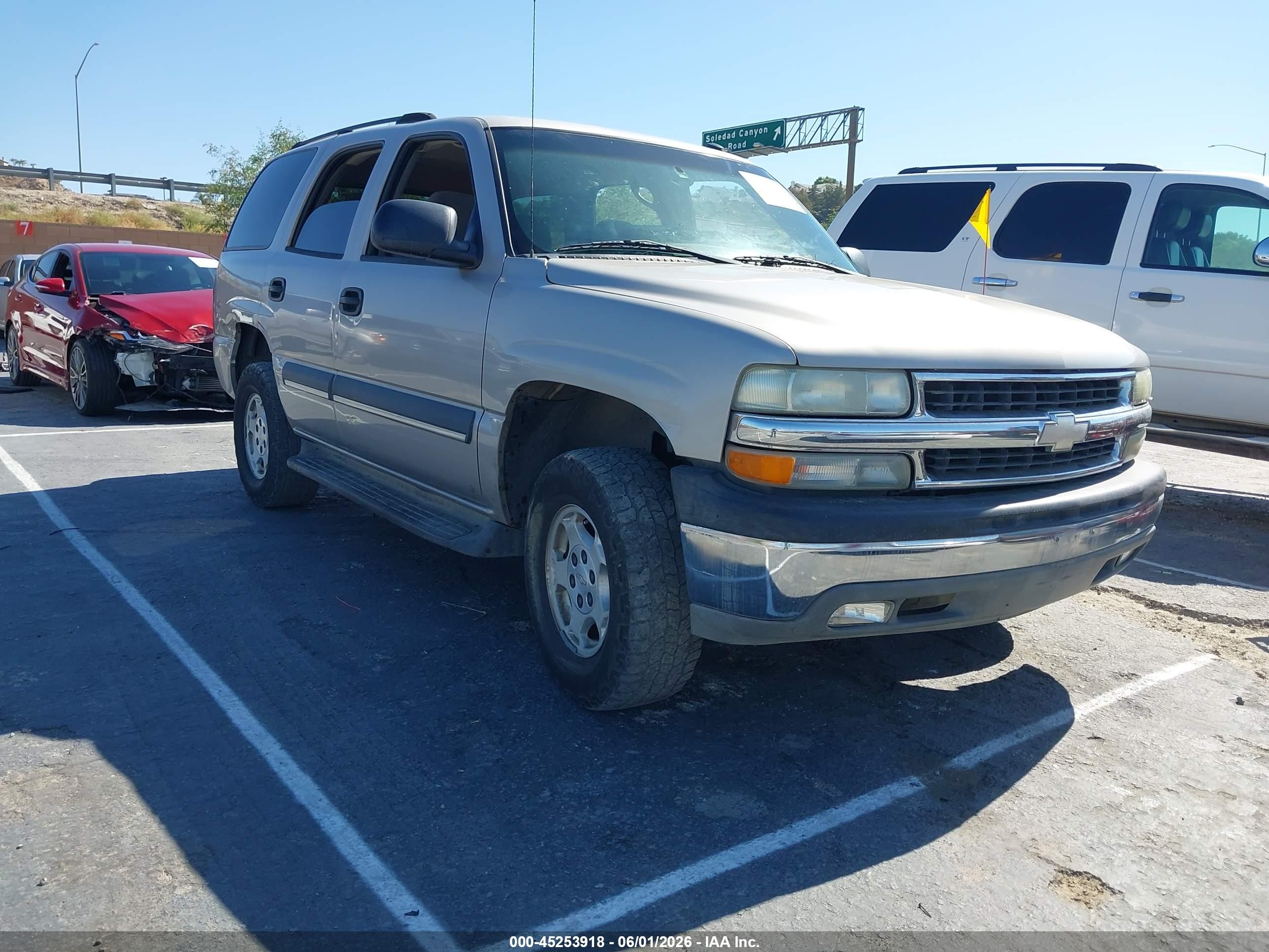 2004 Chevrolet Tahoe Ls Beige vin: 1GNEC13V14R112468