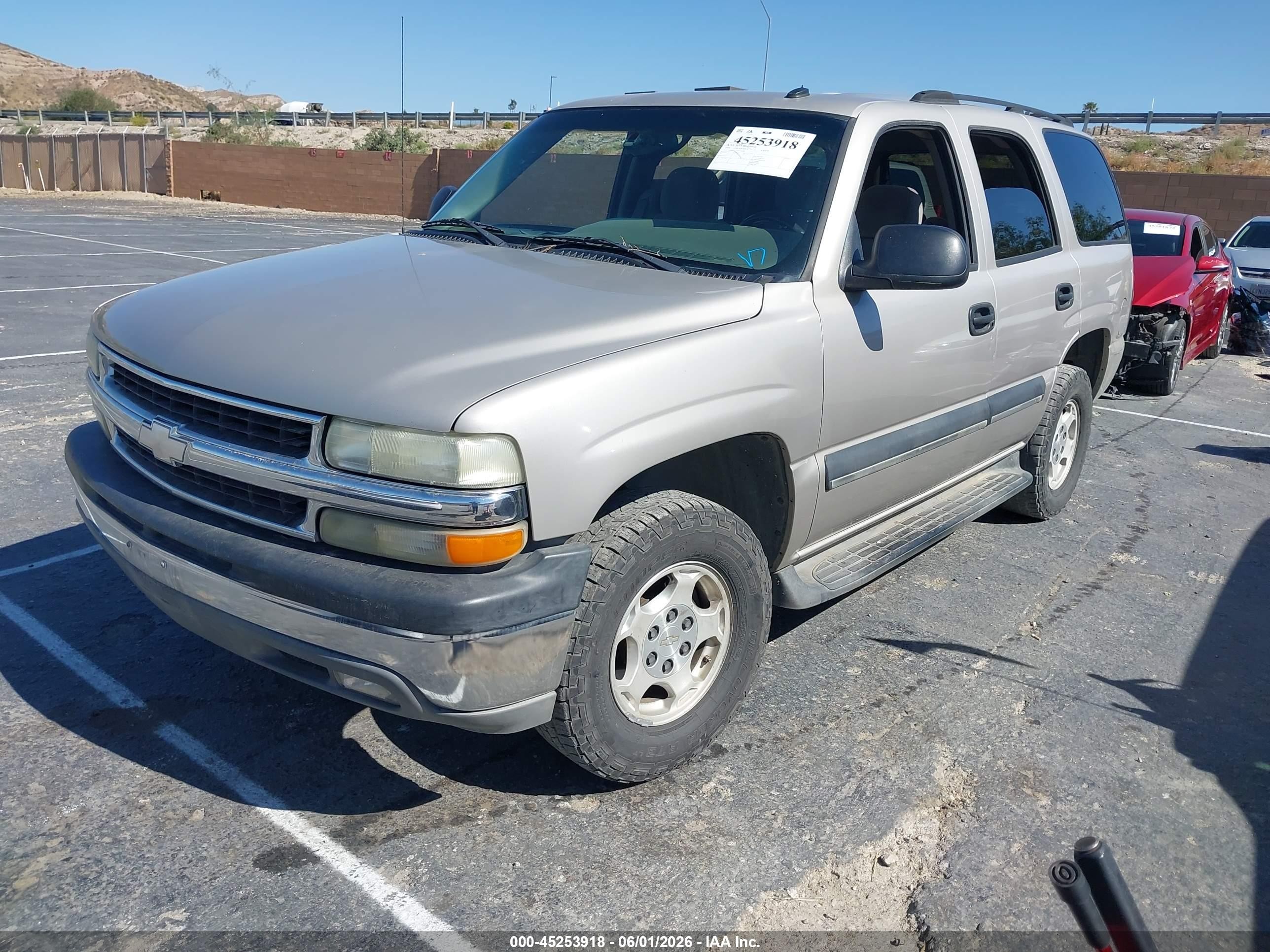 2004 Chevrolet Tahoe Ls Beige vin: 1GNEC13V14R112468