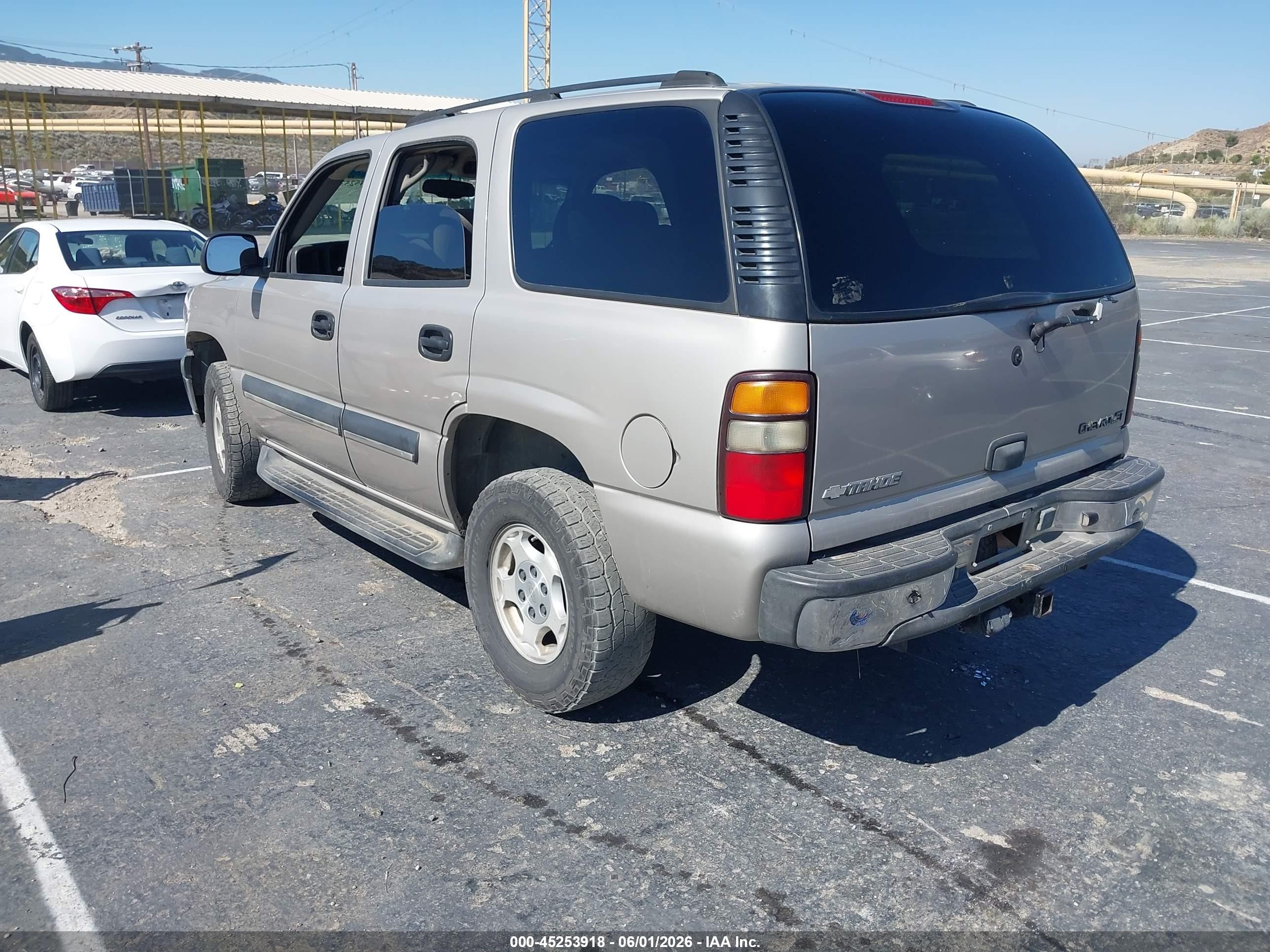 2004 Chevrolet Tahoe Ls Beige vin: 1GNEC13V14R112468