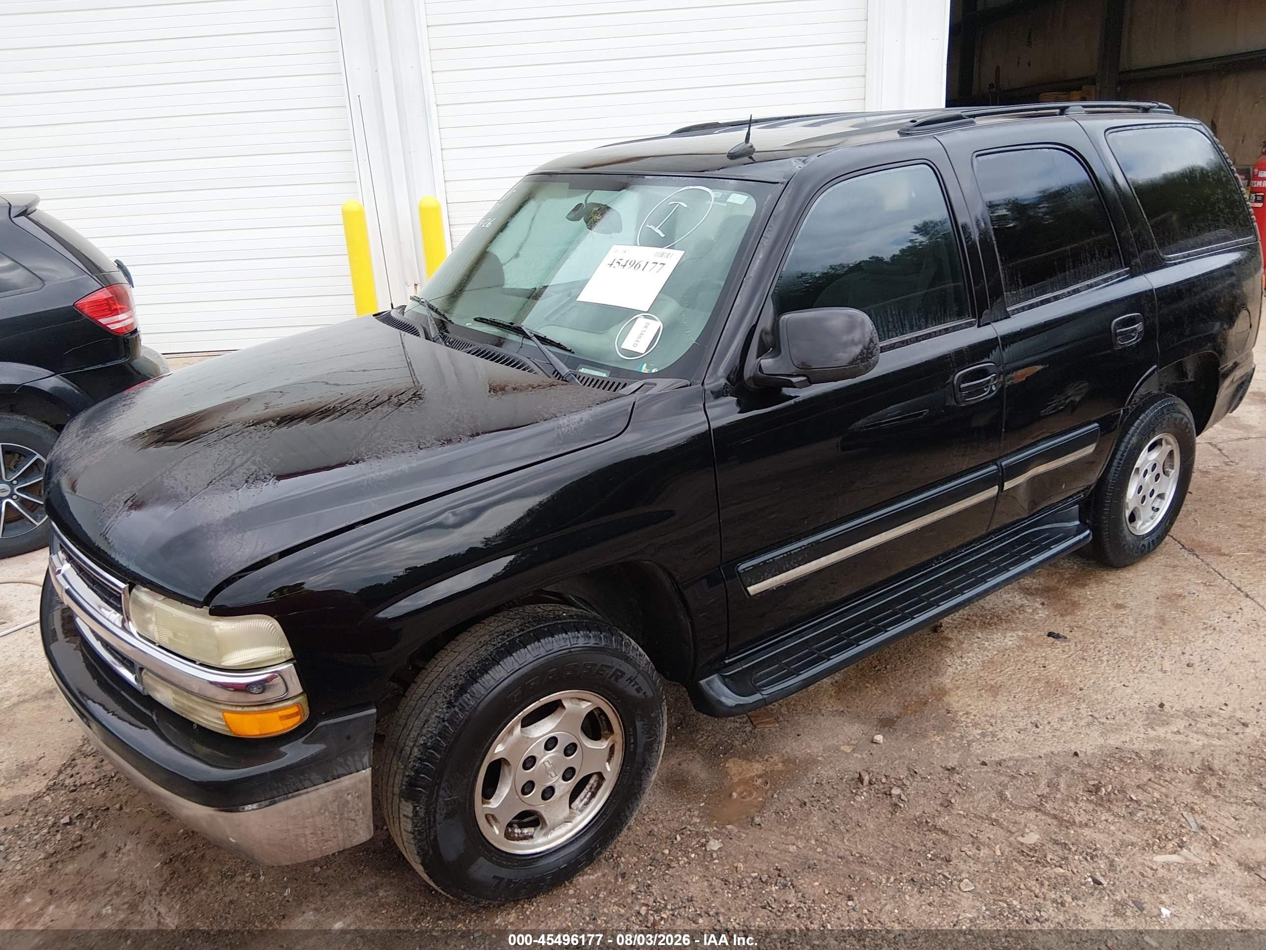 2005 Chevrolet Tahoe Ls Black vin: 1GNEC13V15R106817