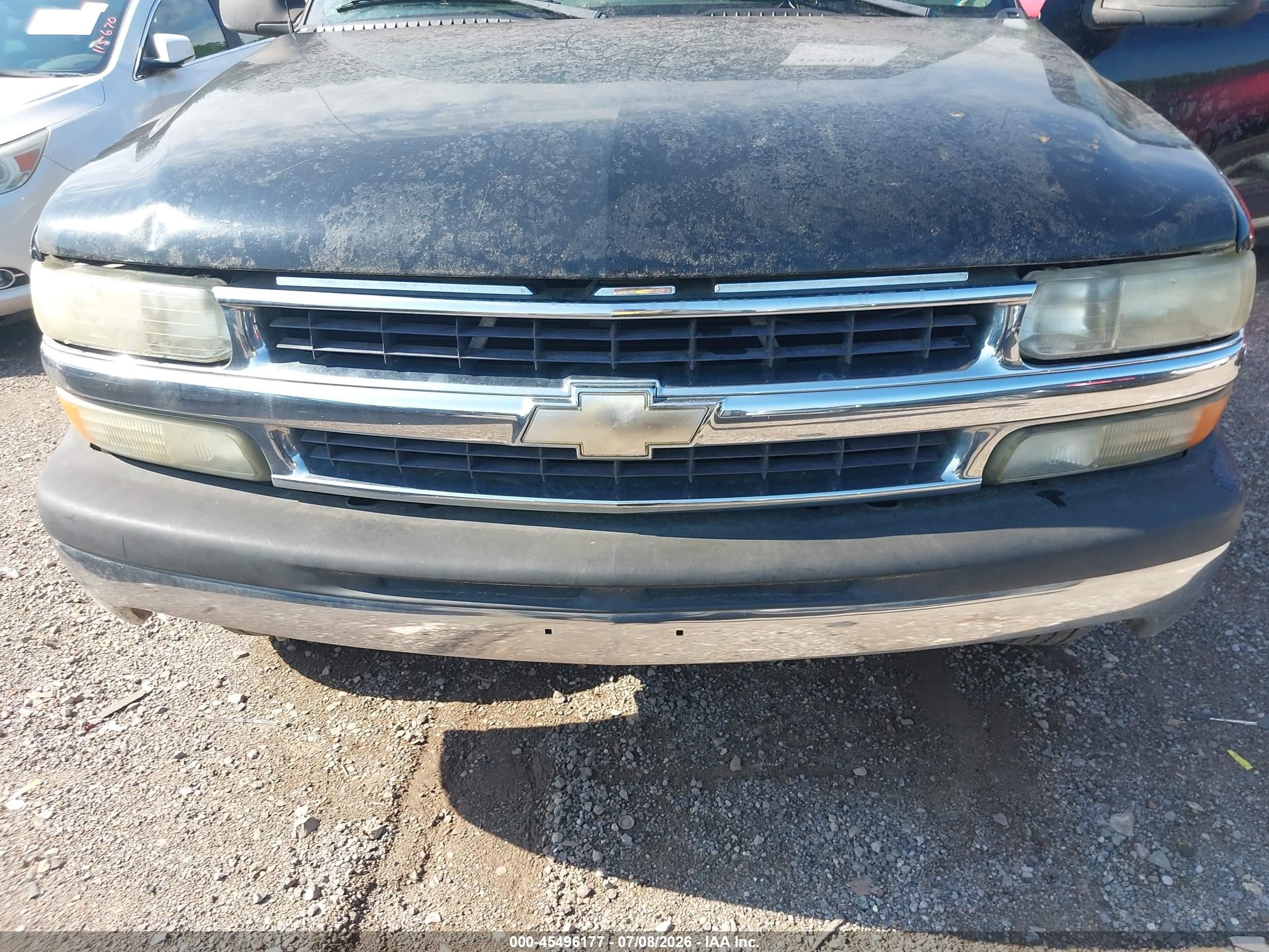 2005 Chevrolet Tahoe Ls Black vin: 1GNEC13V15R106817