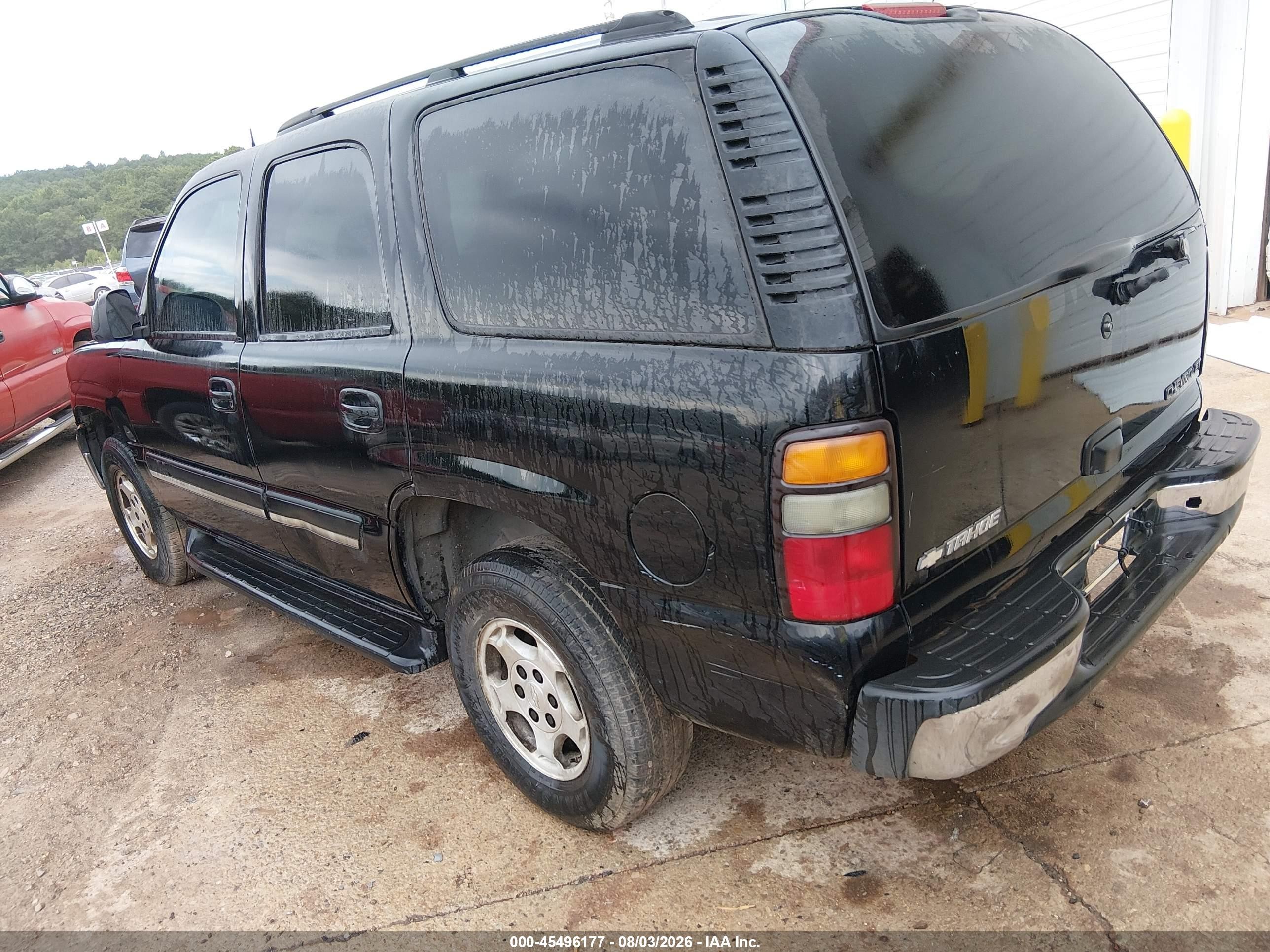 2005 Chevrolet Tahoe Ls Black vin: 1GNEC13V15R106817