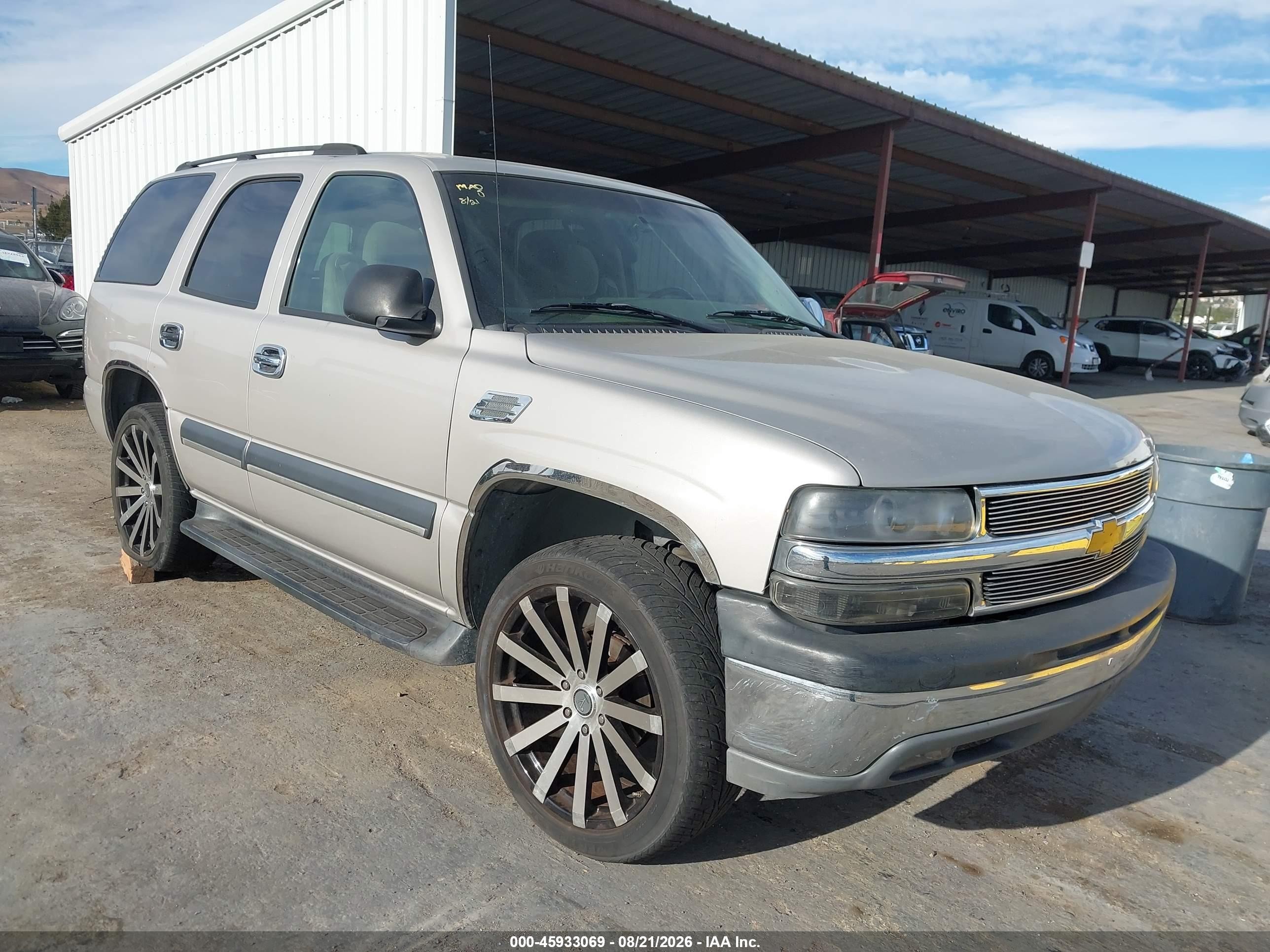 2004 Chevrolet Tahoe Ls Gray vin: 1GNEC13V24J120786