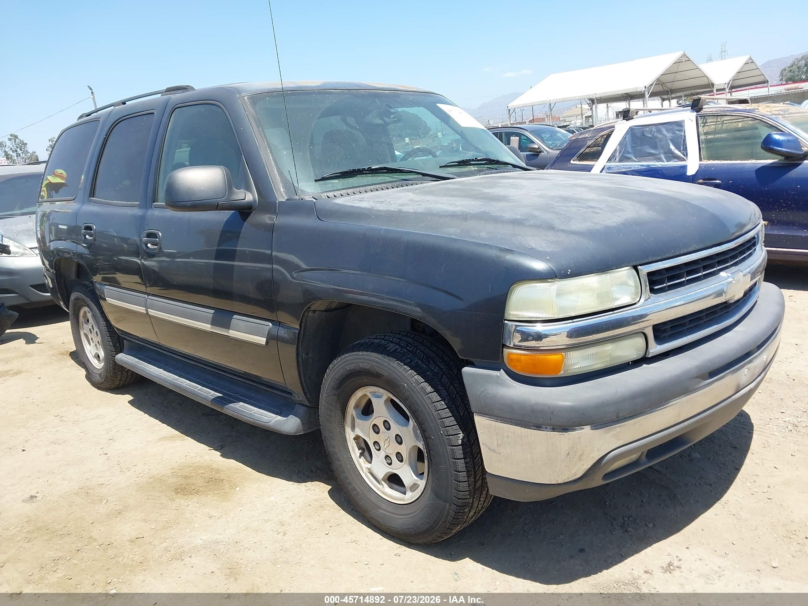 2004 Chevrolet Tahoe Ls Gray vin: 1GNEC13V24R284346