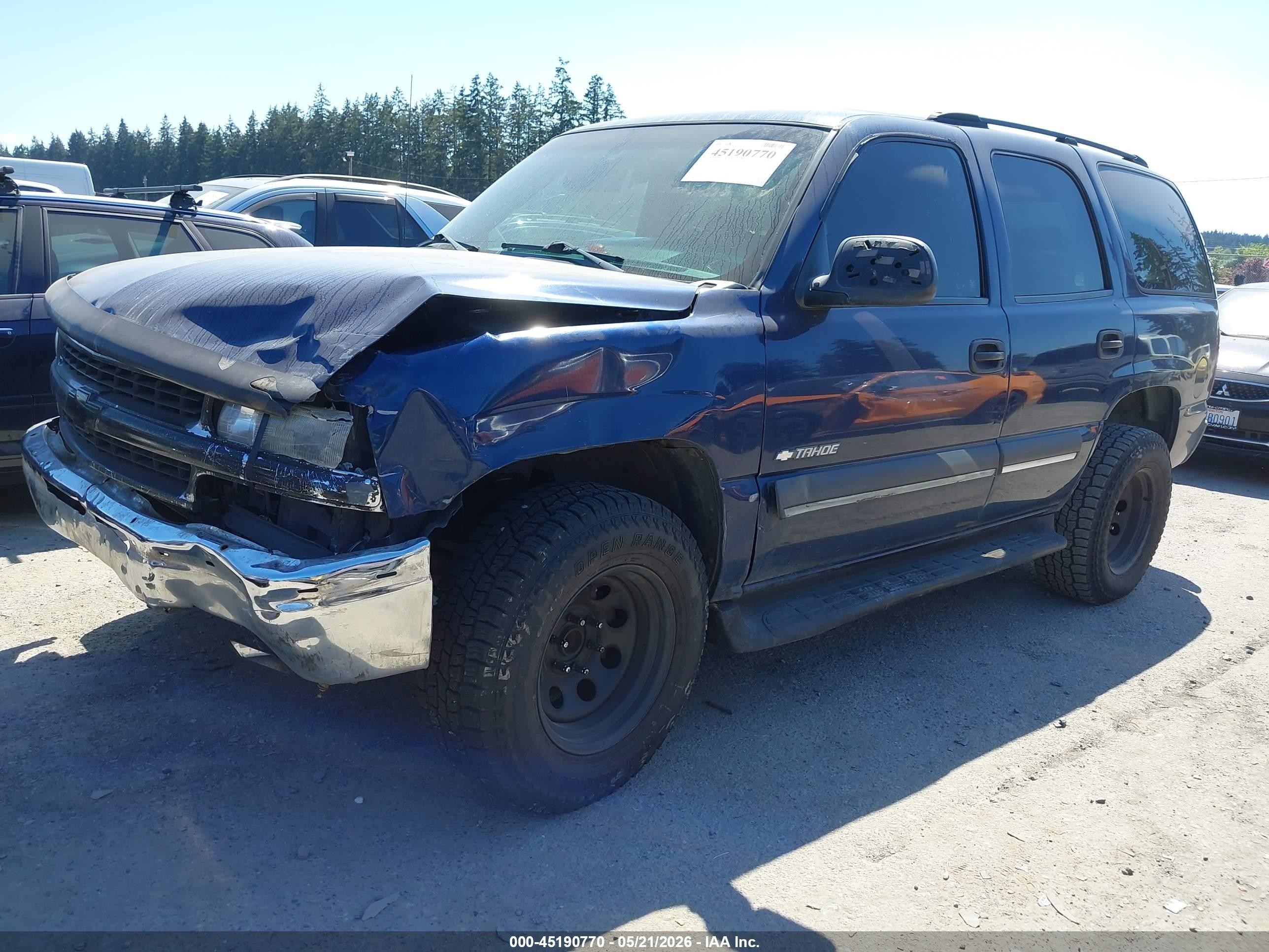 2003 Chevrolet Tahoe Ls Синий vin: 1GNEC13V33J194037