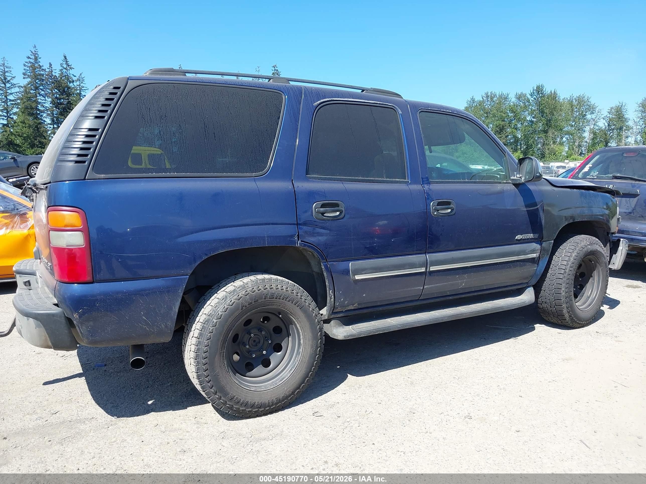 2003 Chevrolet Tahoe Ls Синий vin: 1GNEC13V33J194037