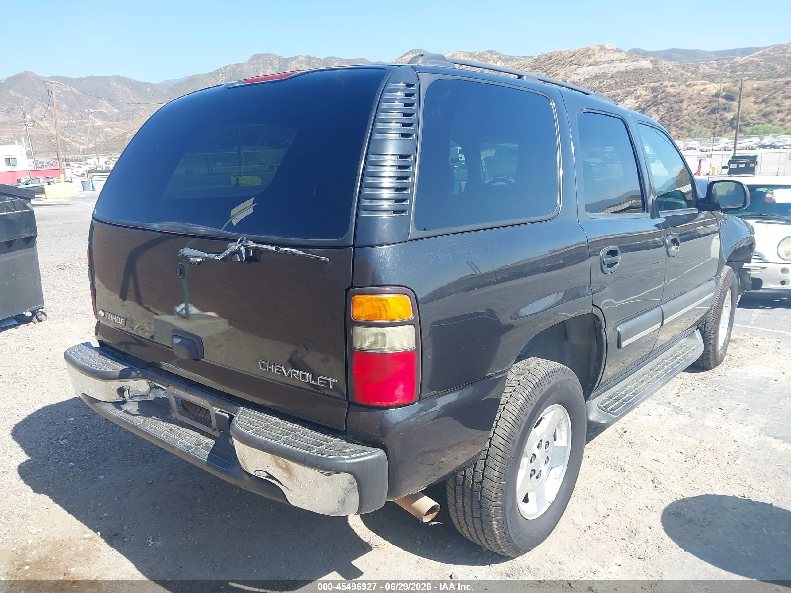 2004 Chevrolet Tahoe Ls Gray vin: 1GNEC13V34R173675