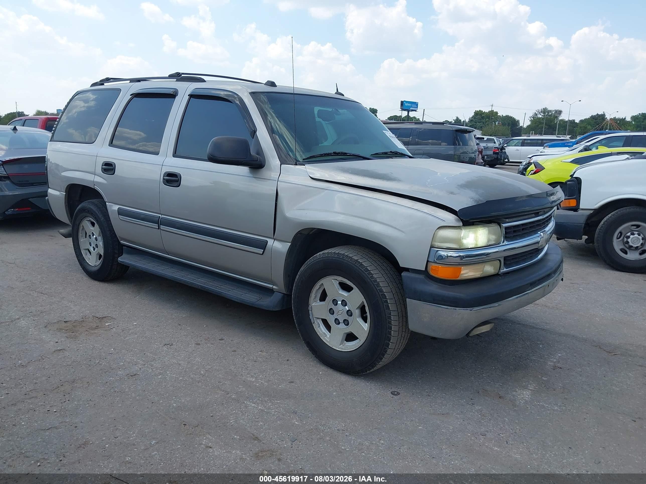 2004 Chevrolet Tahoe Ls Beige vin: 1GNEC13V34R215939