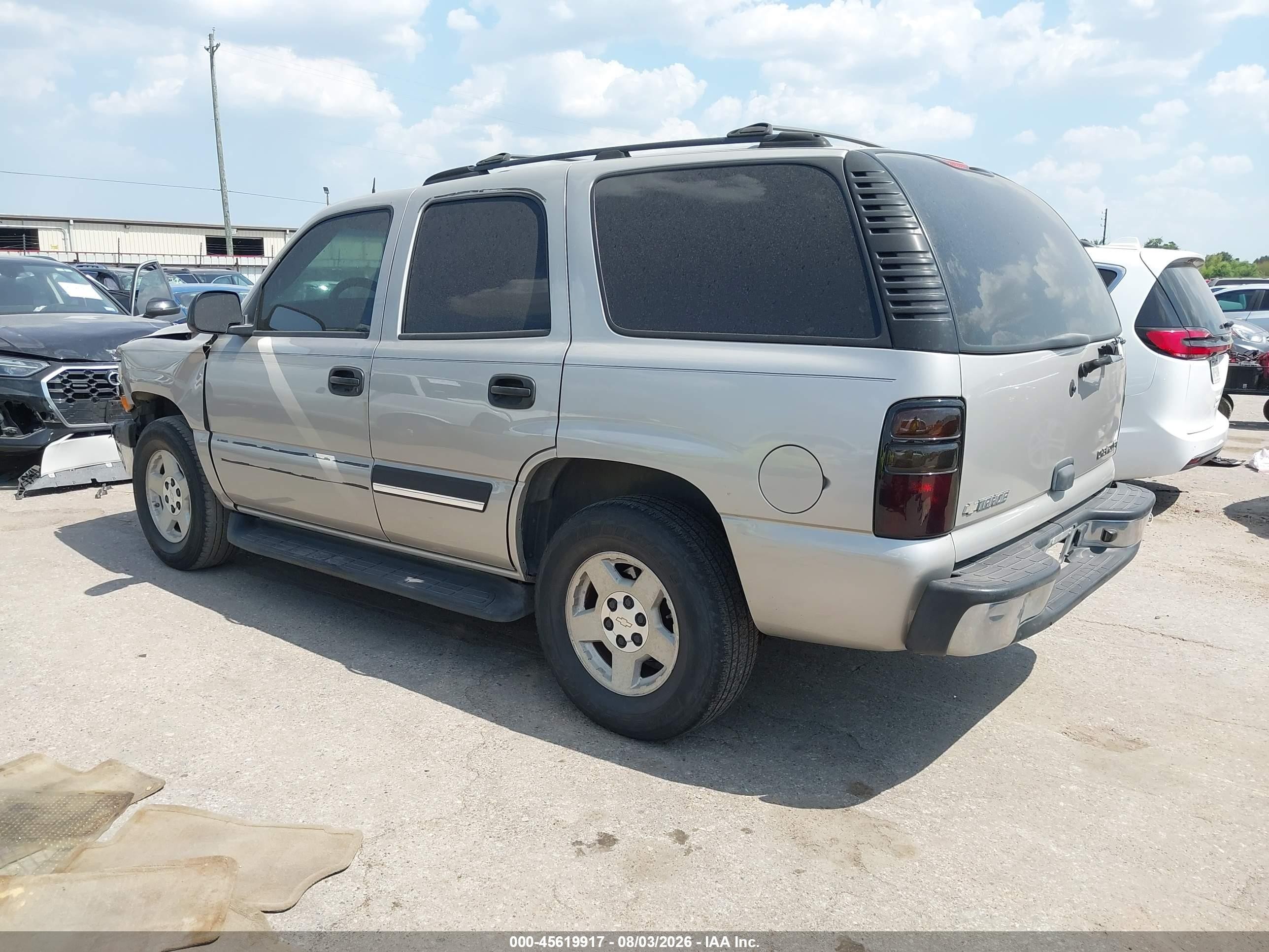 2004 Chevrolet Tahoe Ls Beige vin: 1GNEC13V34R215939