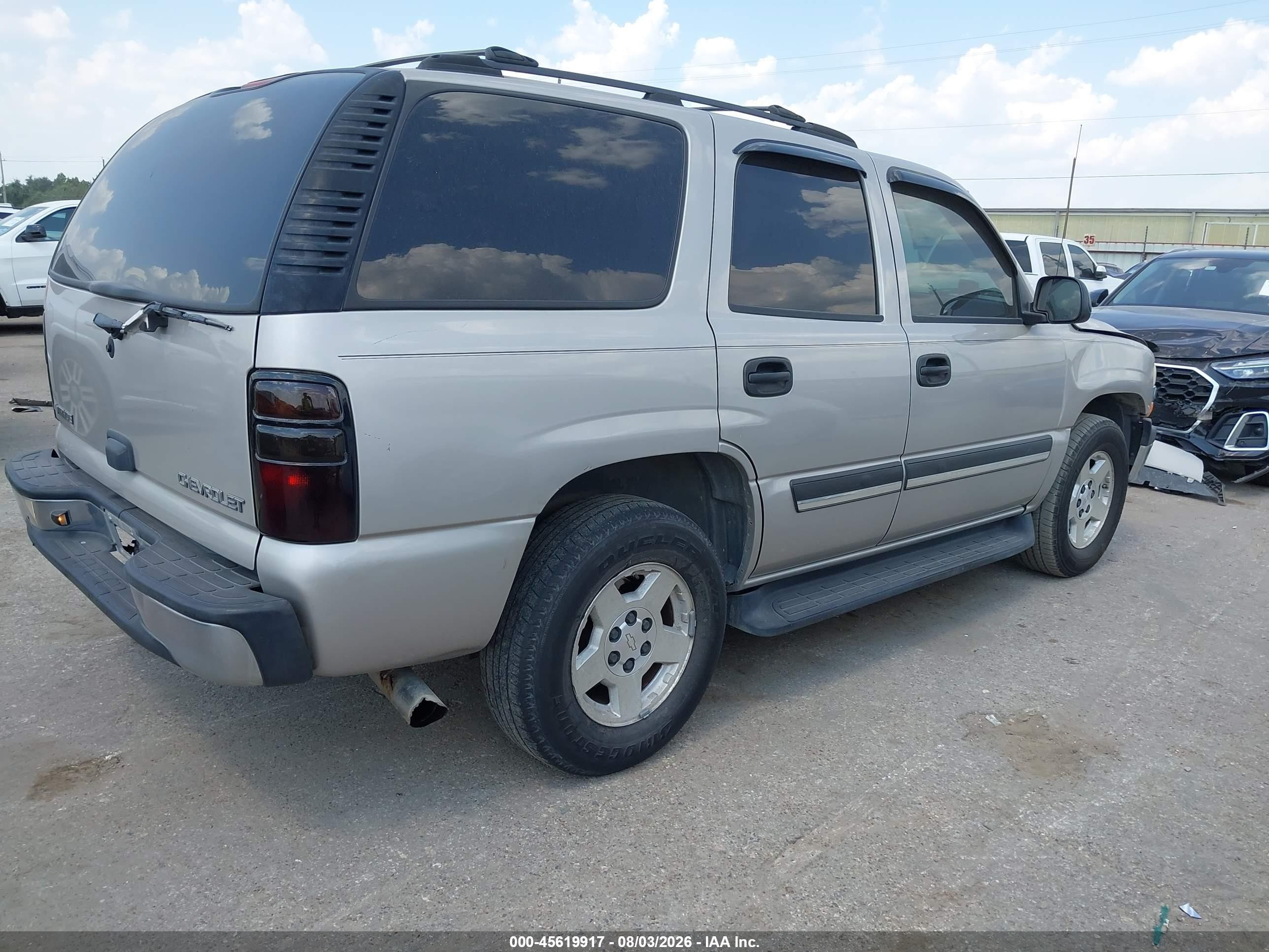 2004 Chevrolet Tahoe Ls Beige vin: 1GNEC13V34R215939