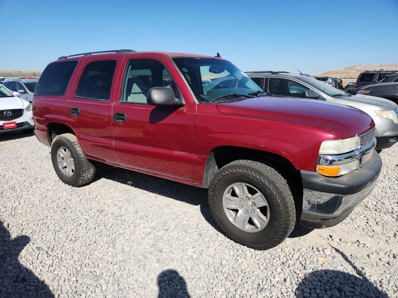 2006 Chevrolet Tahoe C1500 Burgundy vin: 1GNEC13V36R163893
