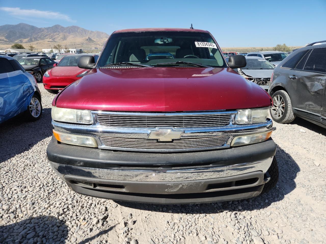 2006 Chevrolet Tahoe C1500 Burgundy vin: 1GNEC13V36R163893