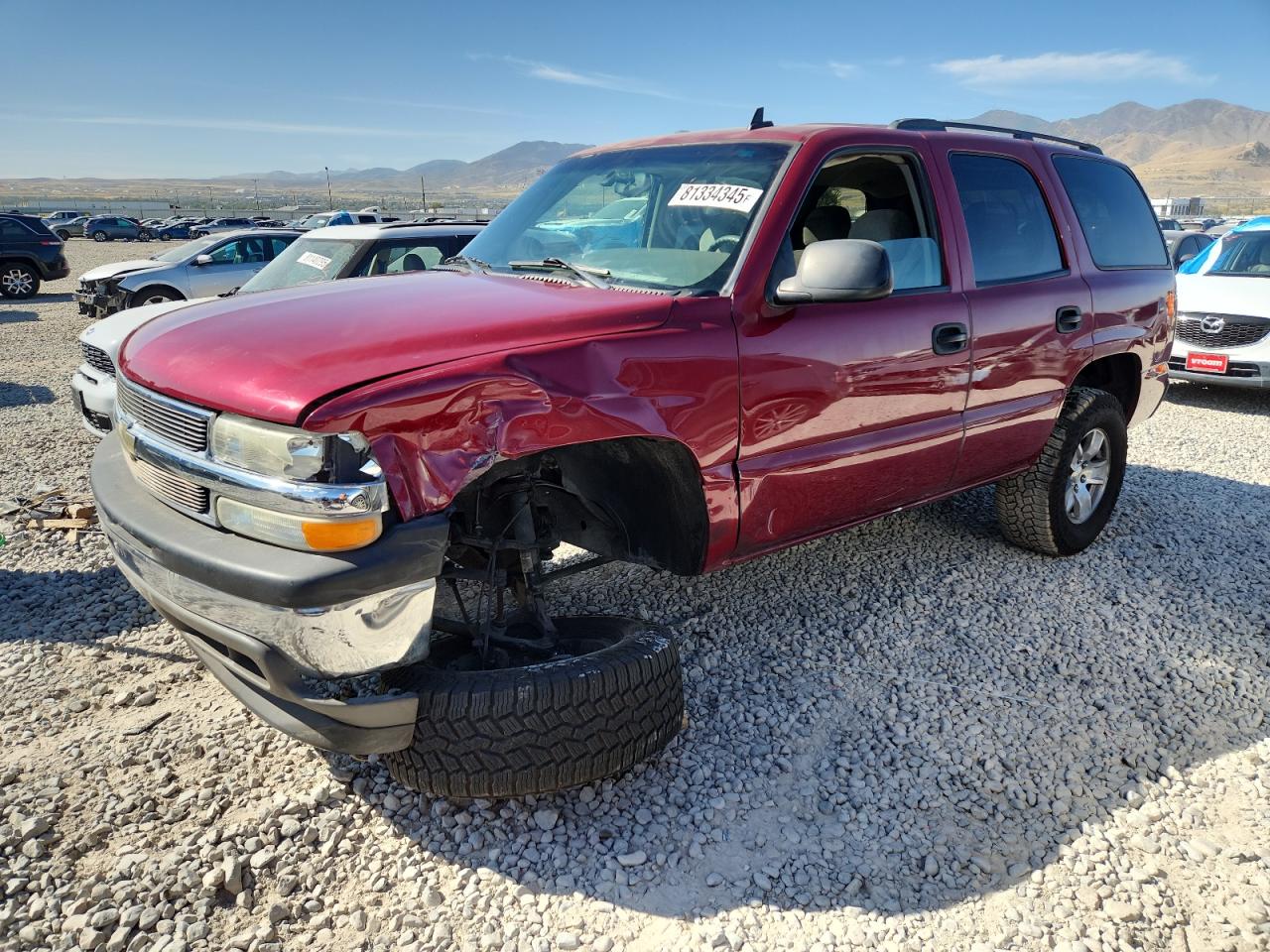 2006 Chevrolet Tahoe C1500 Burgundy vin: 1GNEC13V36R163893