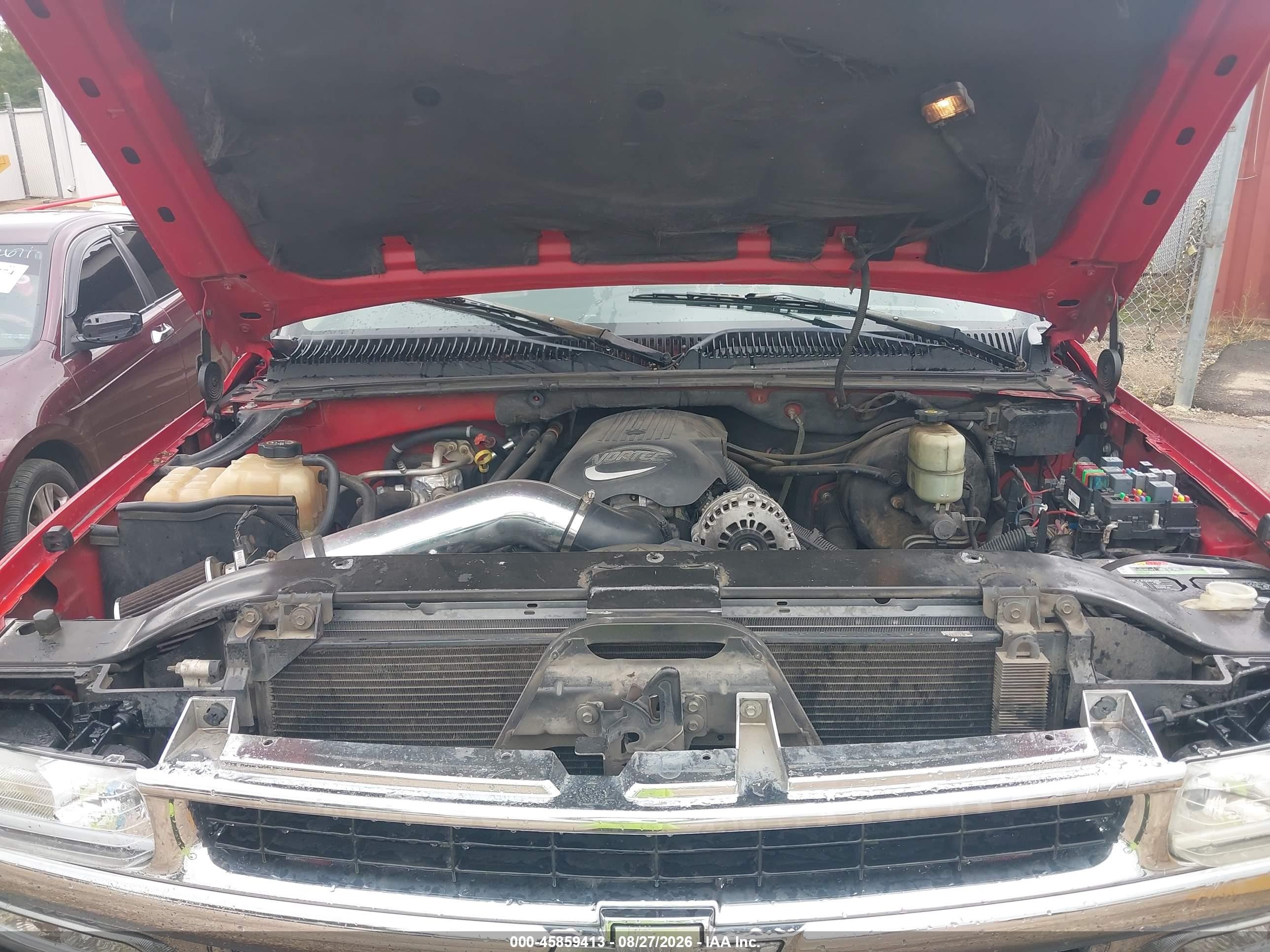 2002 Chevrolet Tahoe Ls Red vin: 1GNEC13V42R302956