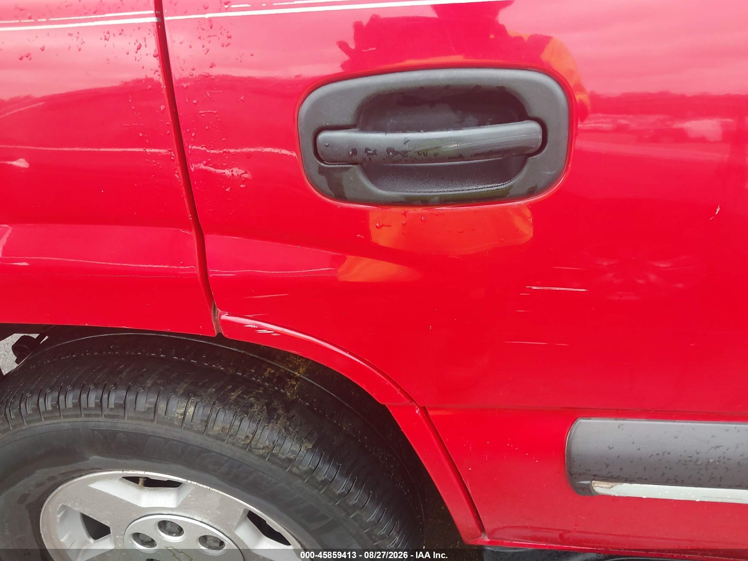 2002 Chevrolet Tahoe Ls Red vin: 1GNEC13V42R302956