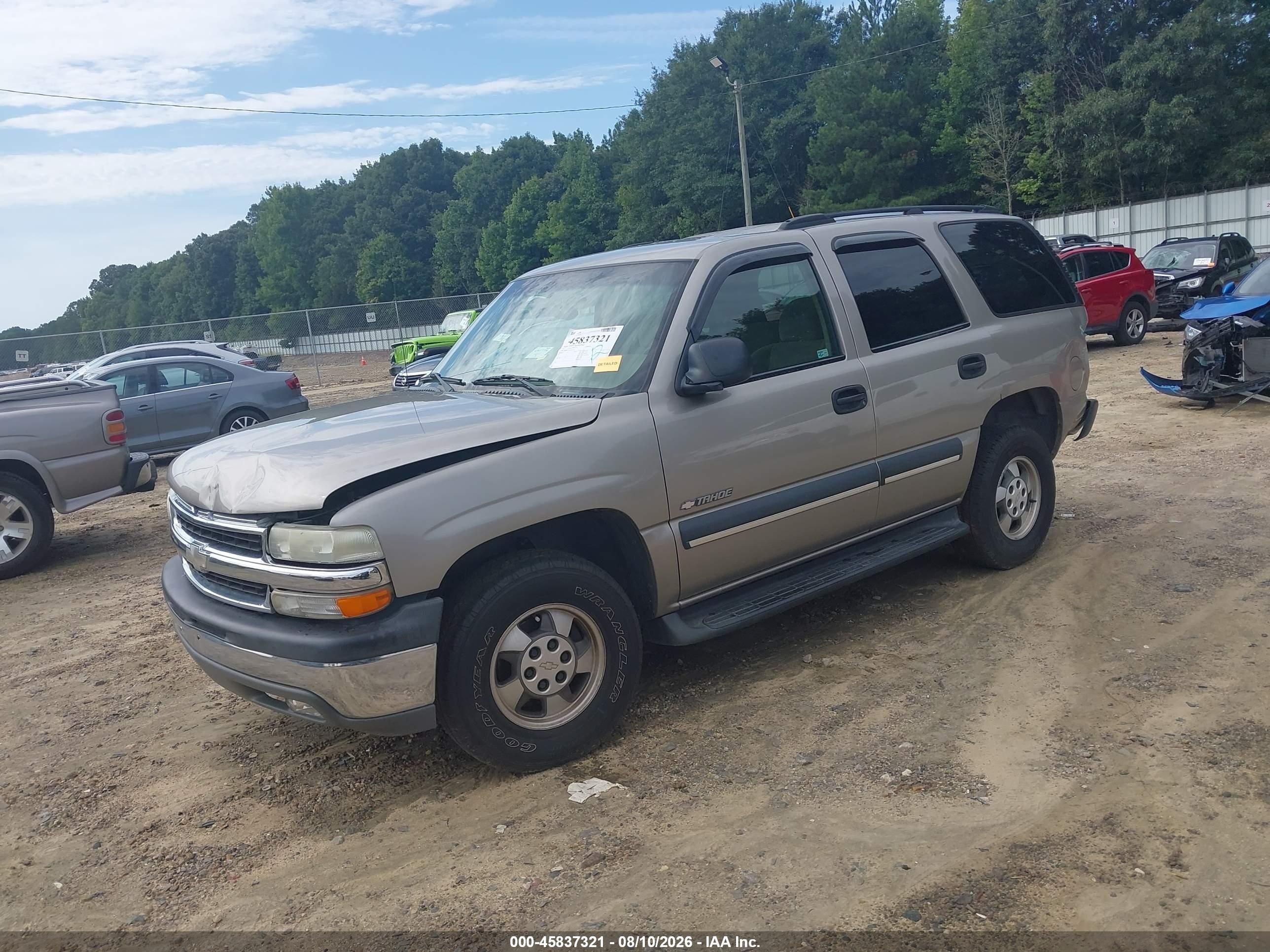 2003 Chevrolet Tahoe Ls Gold vin: 1GNEC13V43R163767