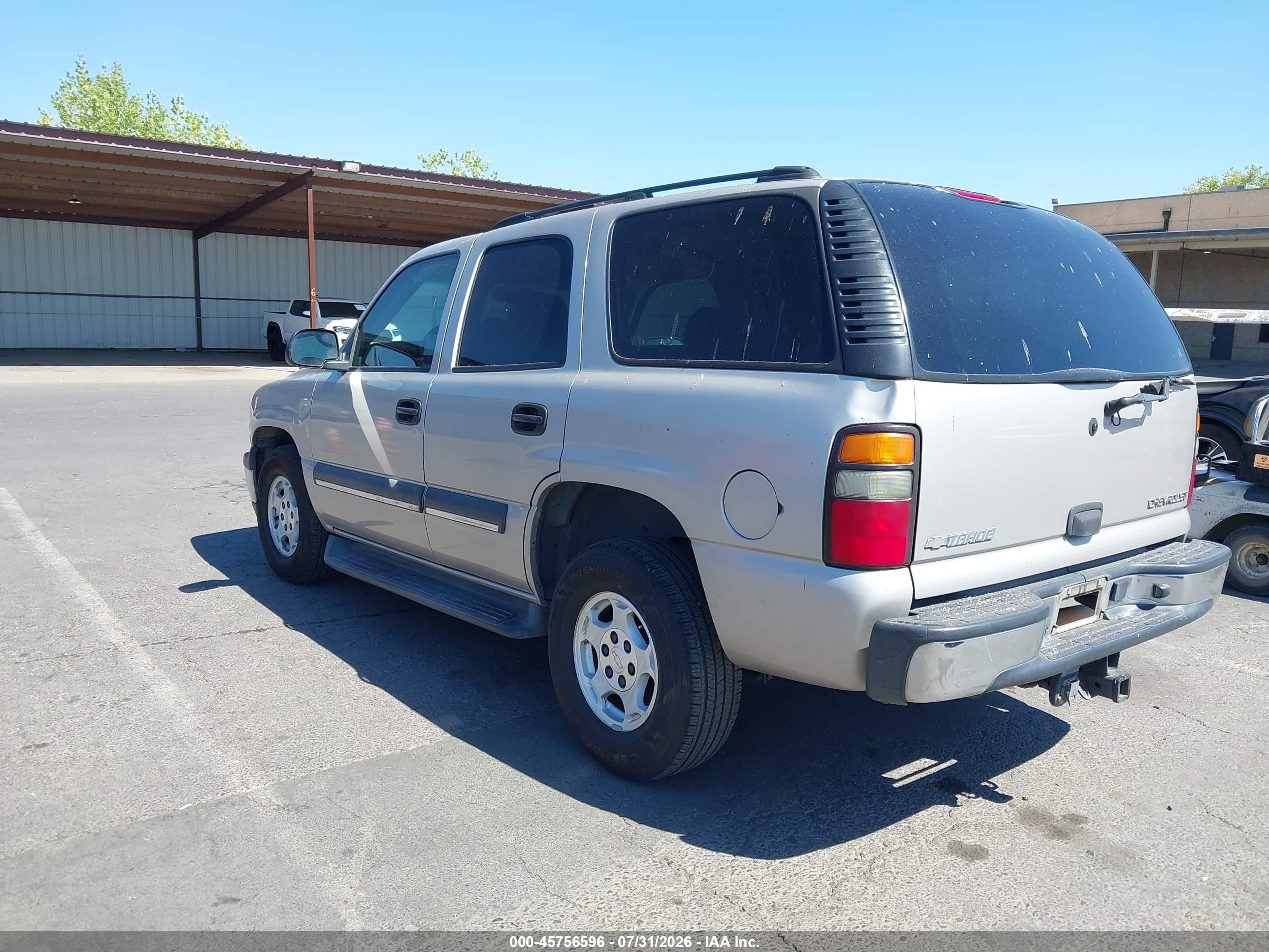 2004 Chevrolet Tahoe Ls Gray vin: 1GNEC13V44R279343