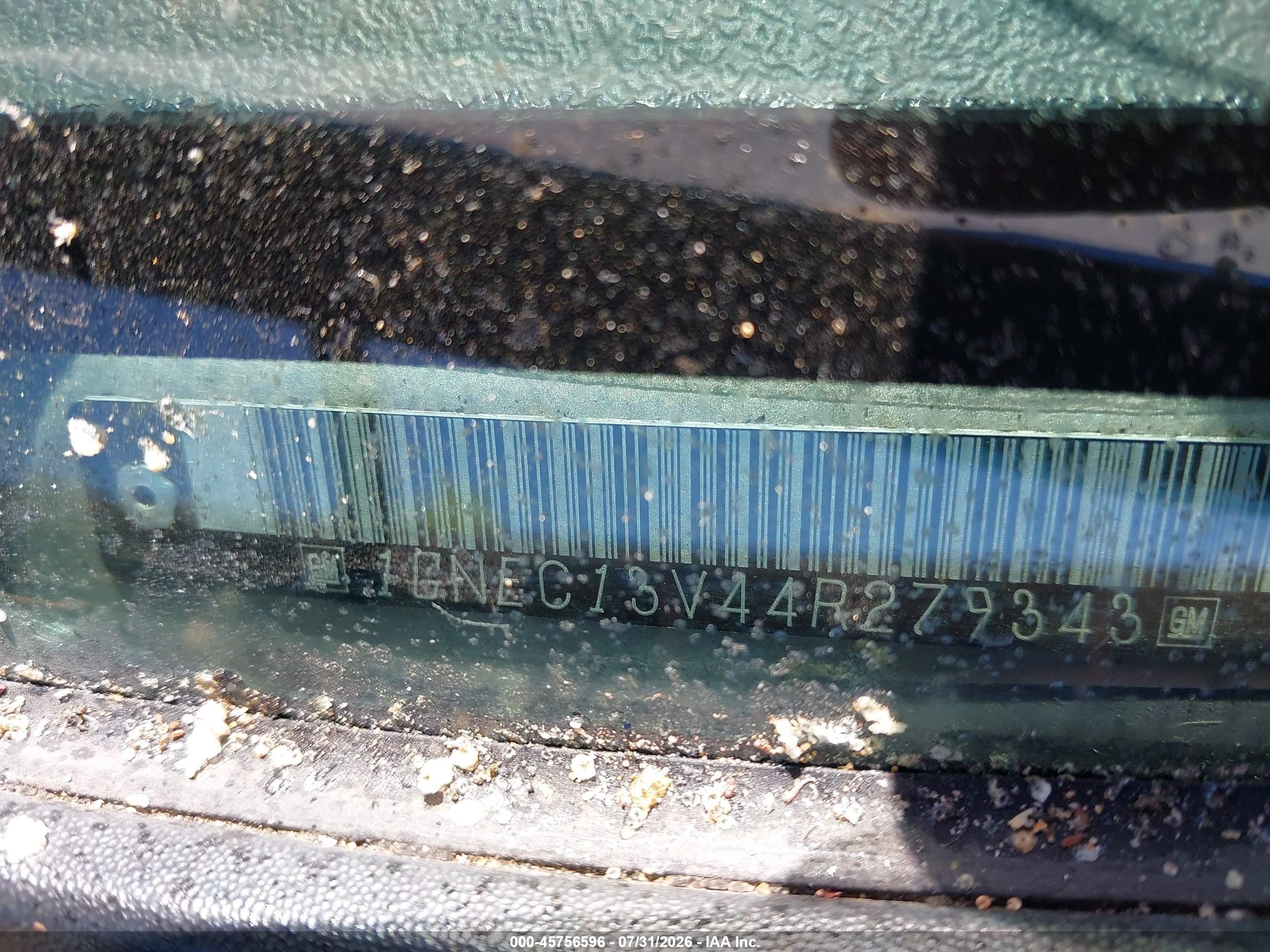 2004 Chevrolet Tahoe Ls Gray vin: 1GNEC13V44R279343