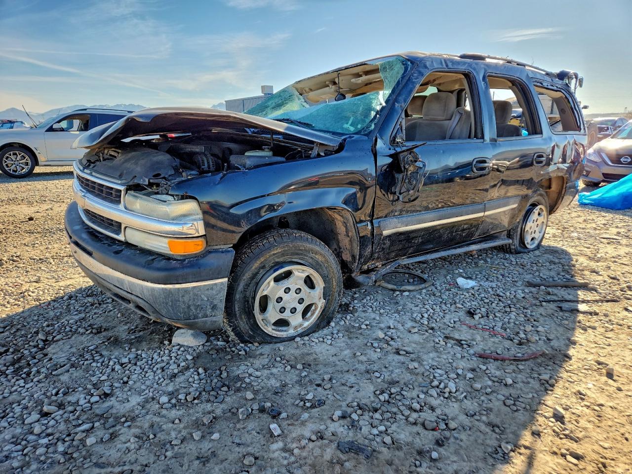2004 Chevrolet Tahoe C1500 Black vin: 1GNEC13V44R287328