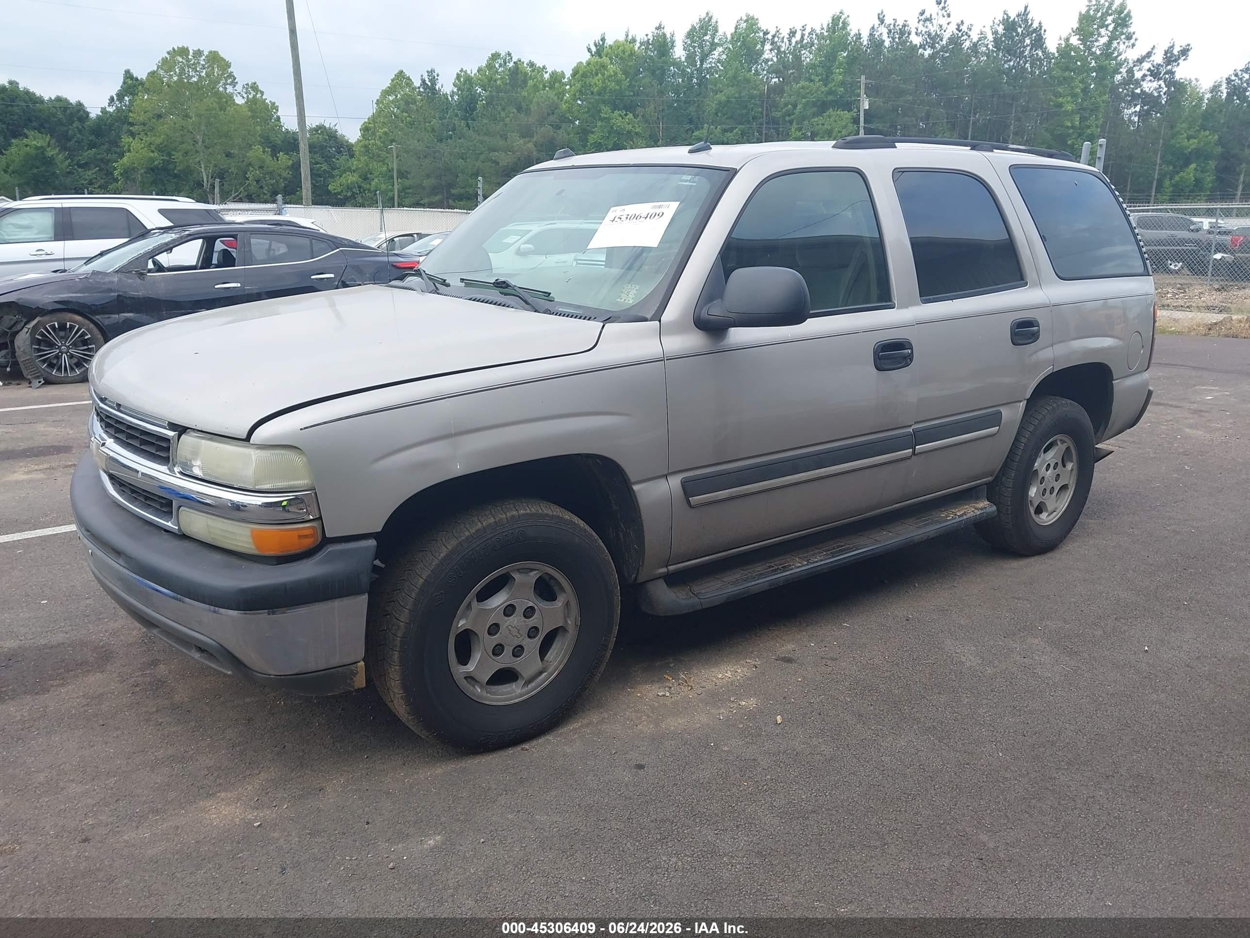 2005 Chevrolet Tahoe Ls Beige vin: 1GNEC13V45R187876
