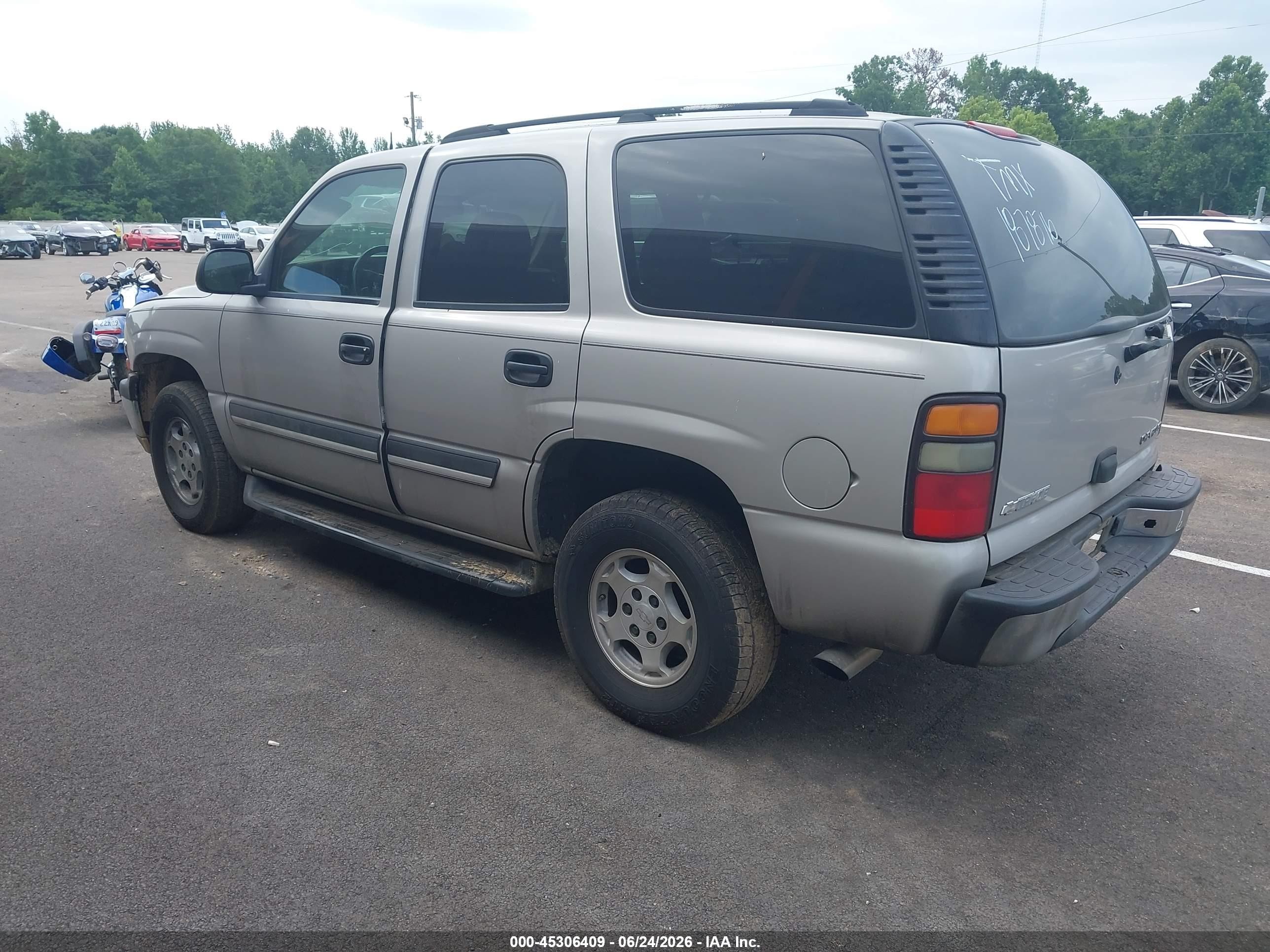 2005 Chevrolet Tahoe Ls Beige vin: 1GNEC13V45R187876
