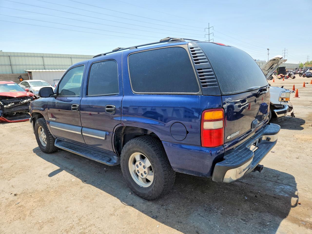 2003 Chevrolet Tahoe C1500 Blue vin: 1GNEC13V53R107899