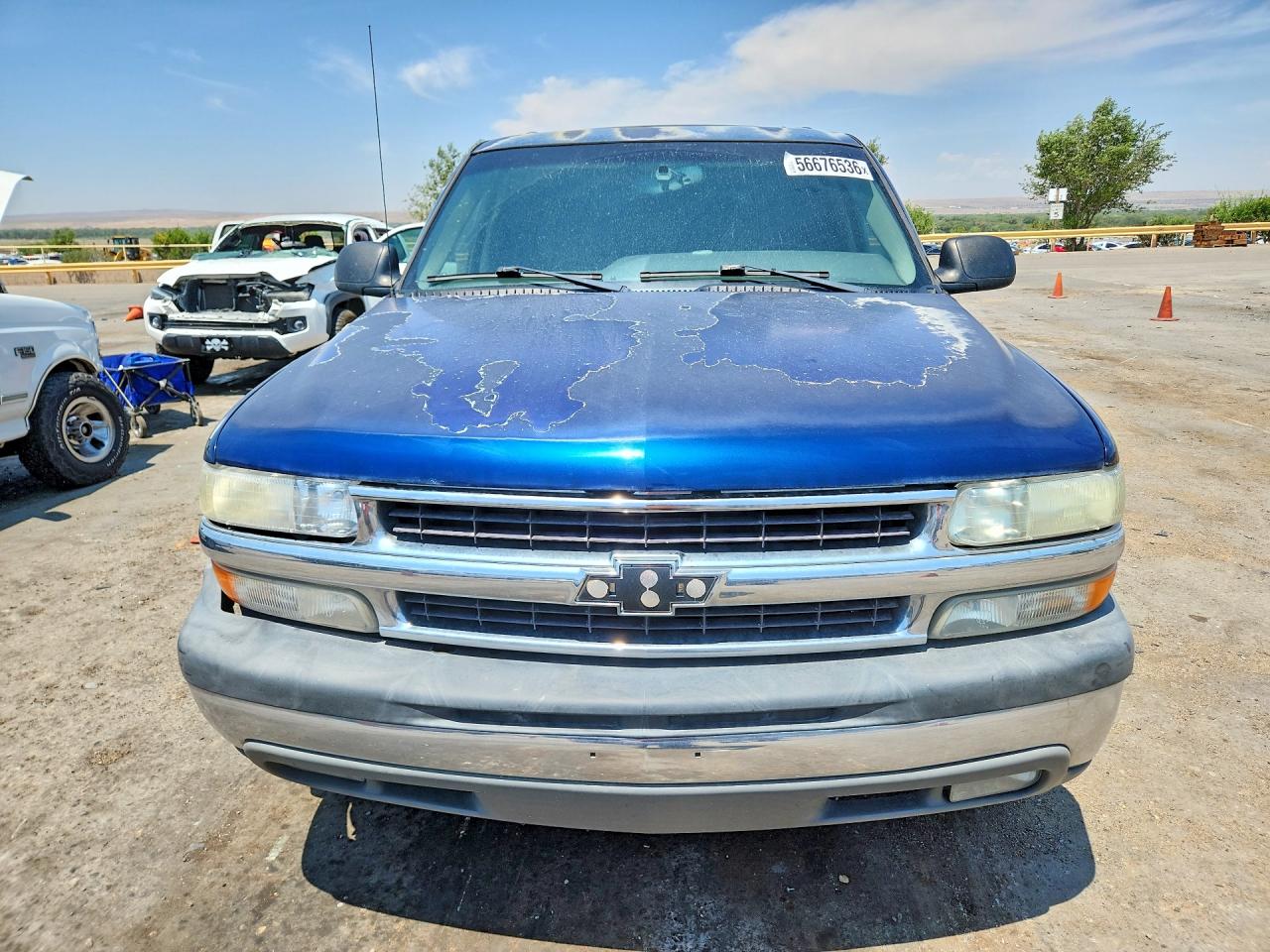 2003 Chevrolet Tahoe C1500 Blue vin: 1GNEC13V53R107899