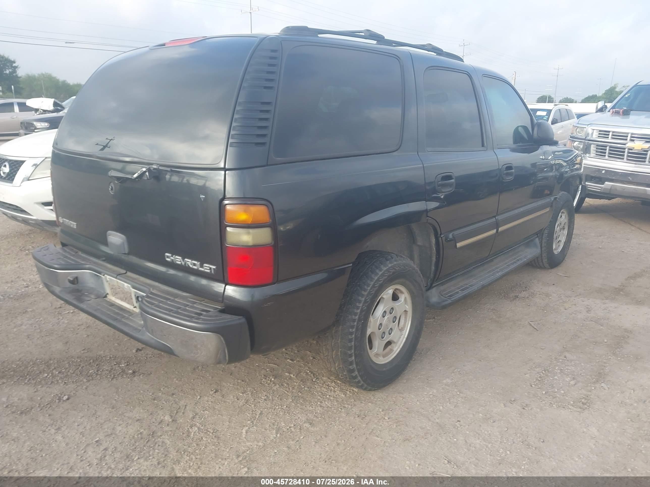 2005 Chevrolet Tahoe Ls Gray vin: 1GNEC13V55R175414