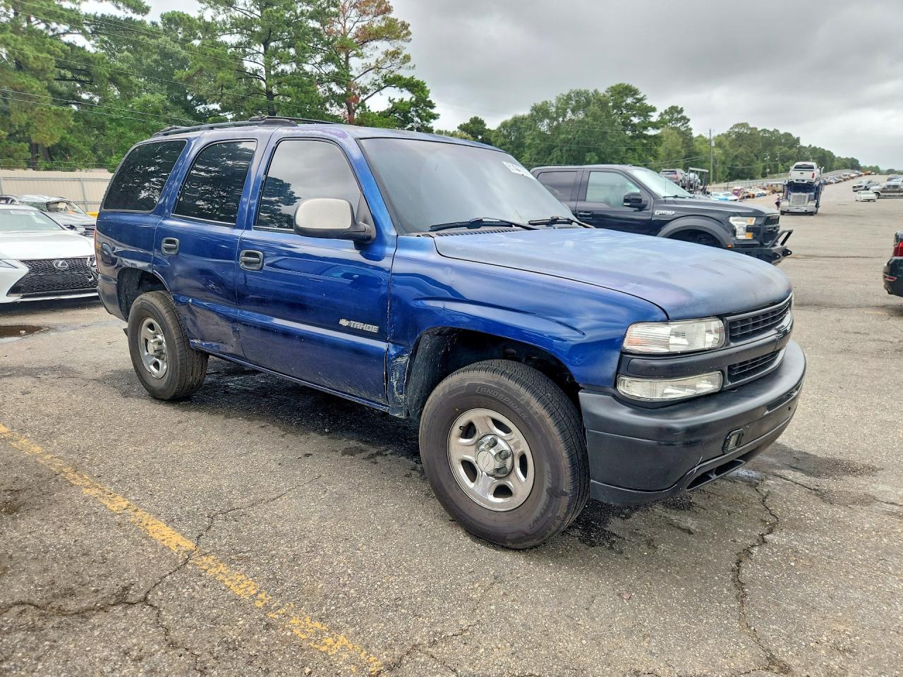 2003 Chevrolet Tahoe C1500 Синий vin: 1GNEC13V73R117219