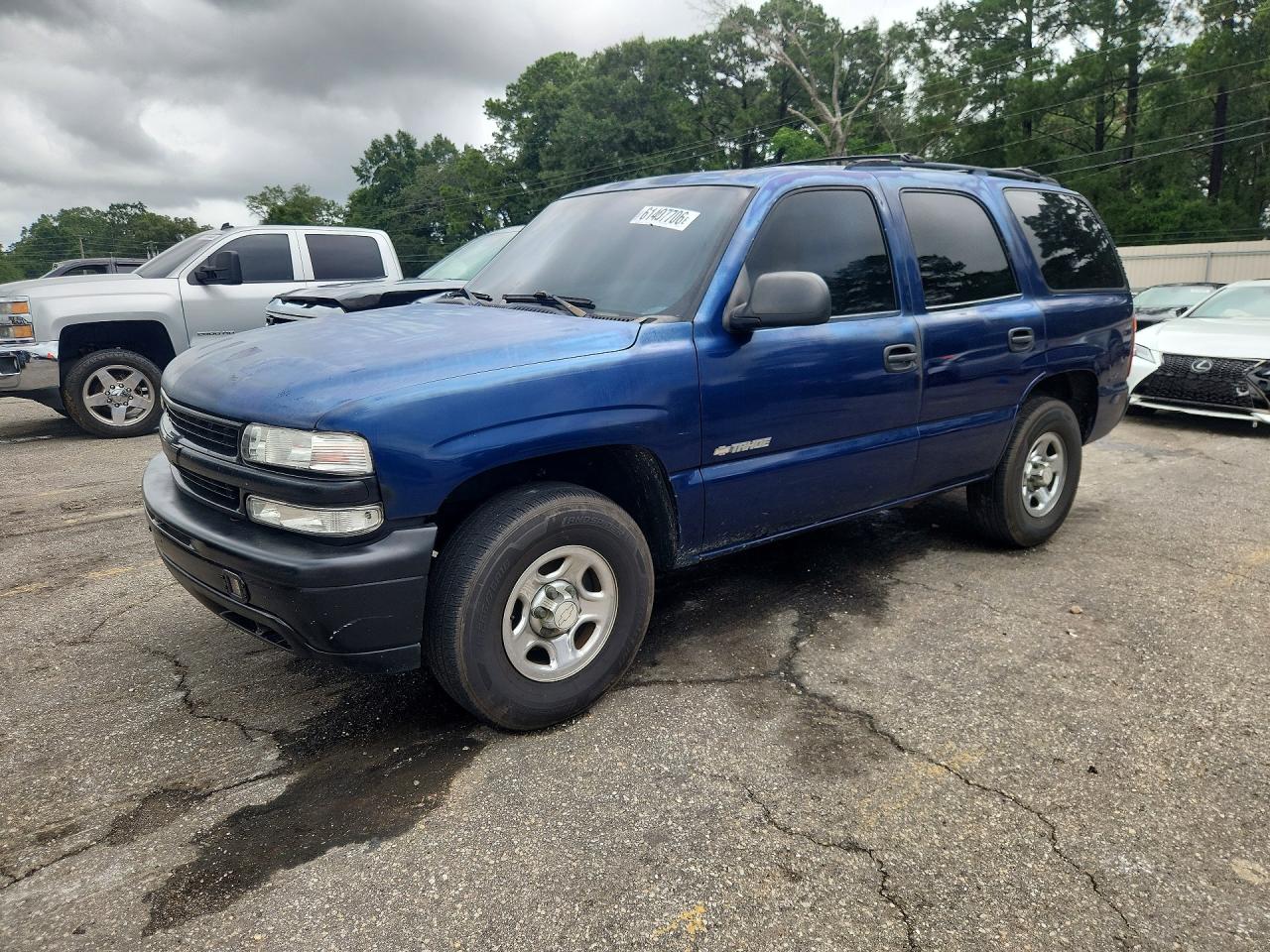 2003 Chevrolet Tahoe C1500 Синий vin: 1GNEC13V73R117219