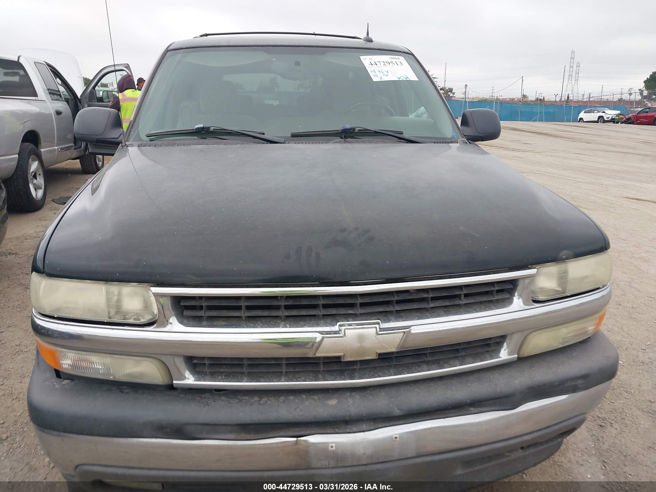 2005 Chevrolet Tahoe Ls Black vin: 1GNEC13V75R259525