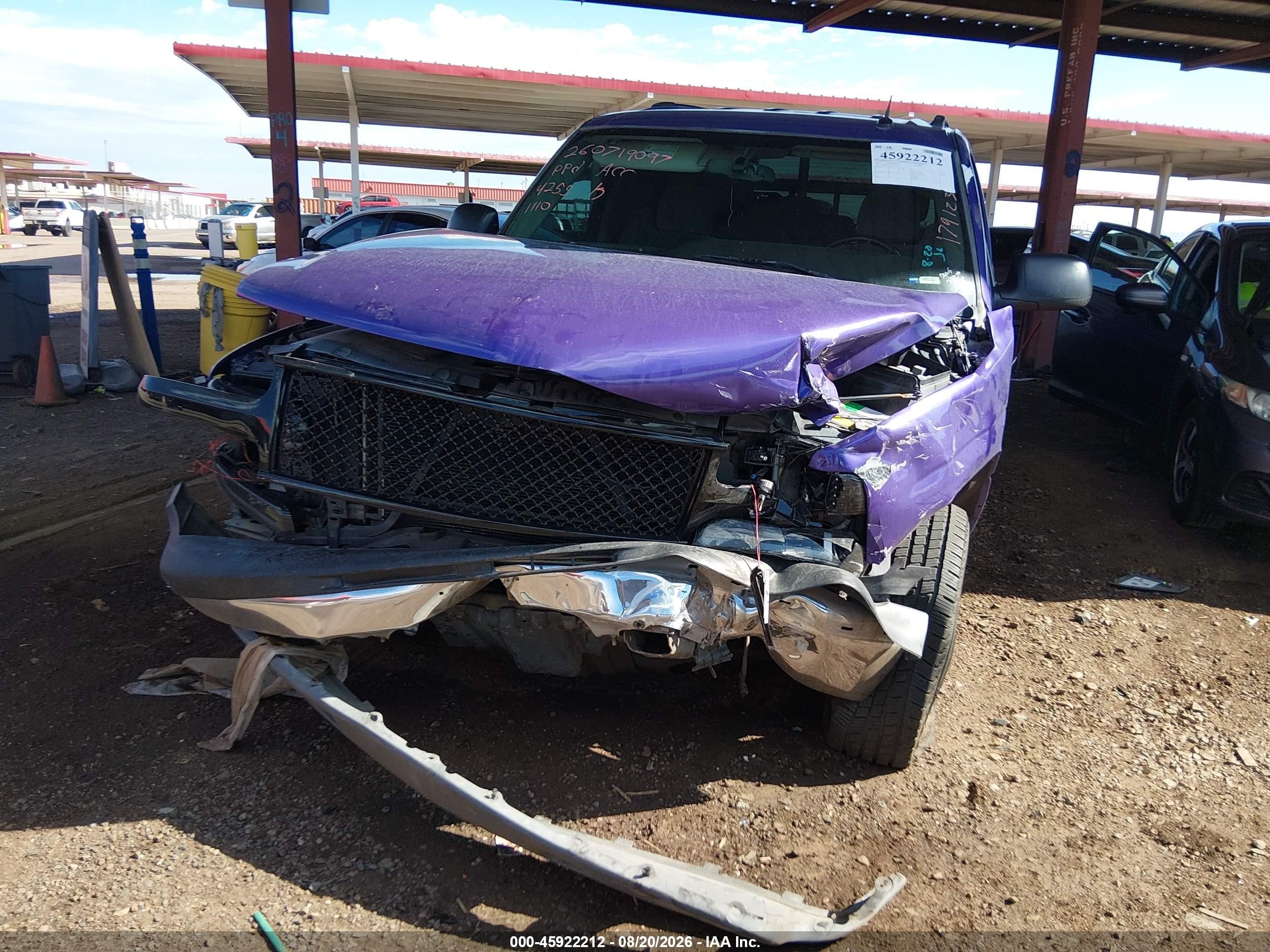 2005 Chevrolet Tahoe Ls Purple vin: 1GNEC13V85J244255