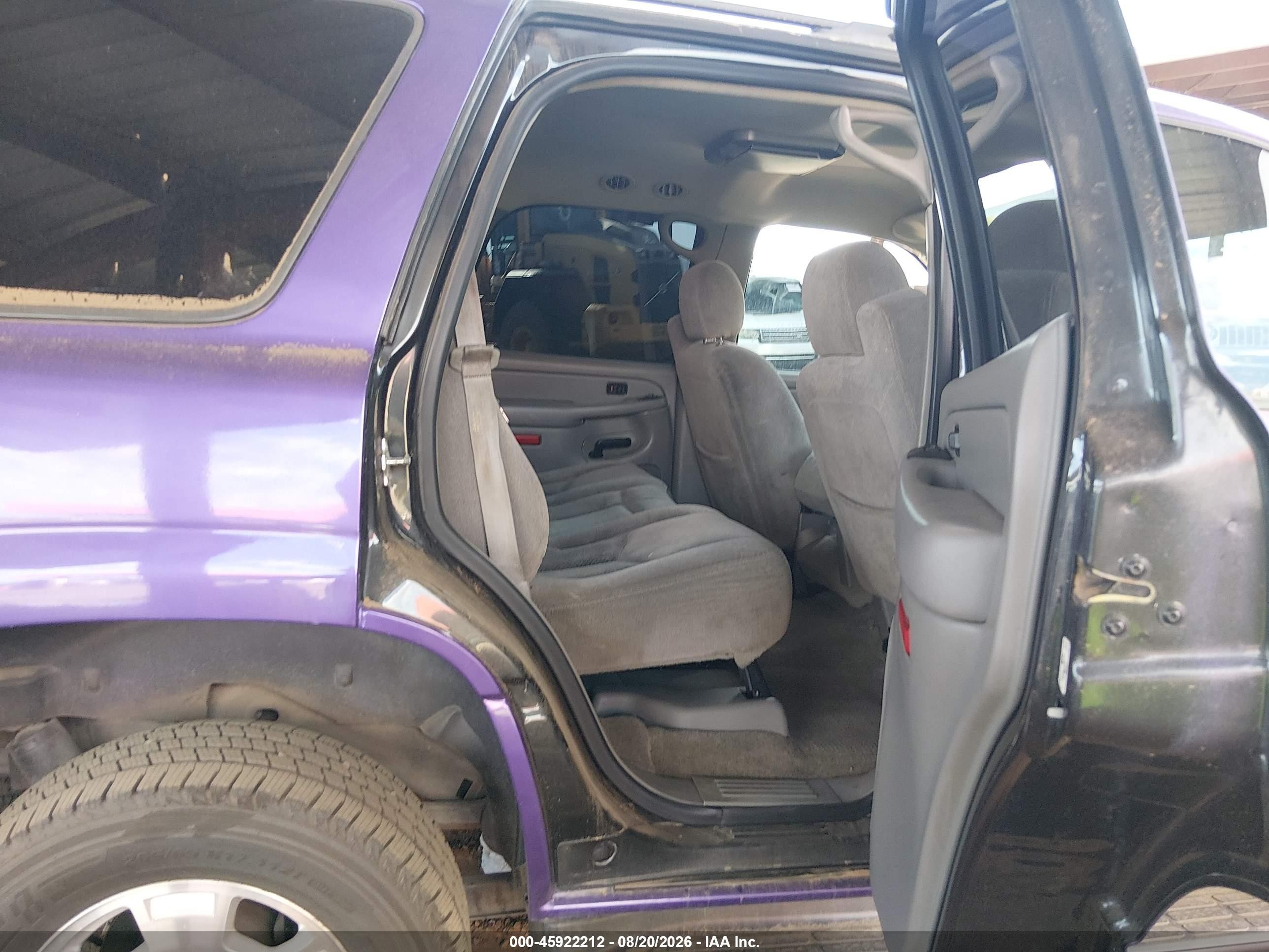 2005 Chevrolet Tahoe Ls Purple vin: 1GNEC13V85J244255