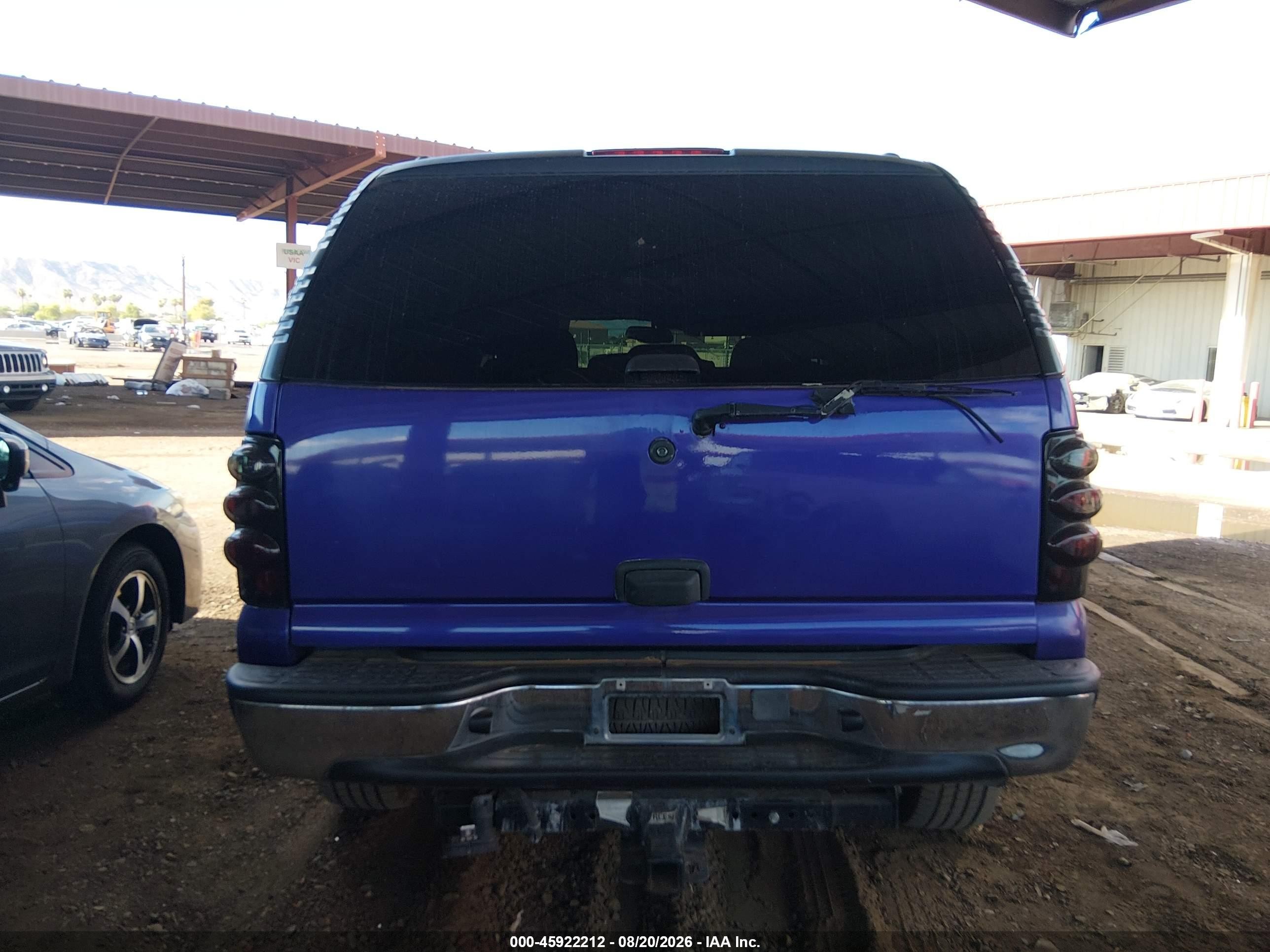 2005 Chevrolet Tahoe Ls Purple vin: 1GNEC13V85J244255