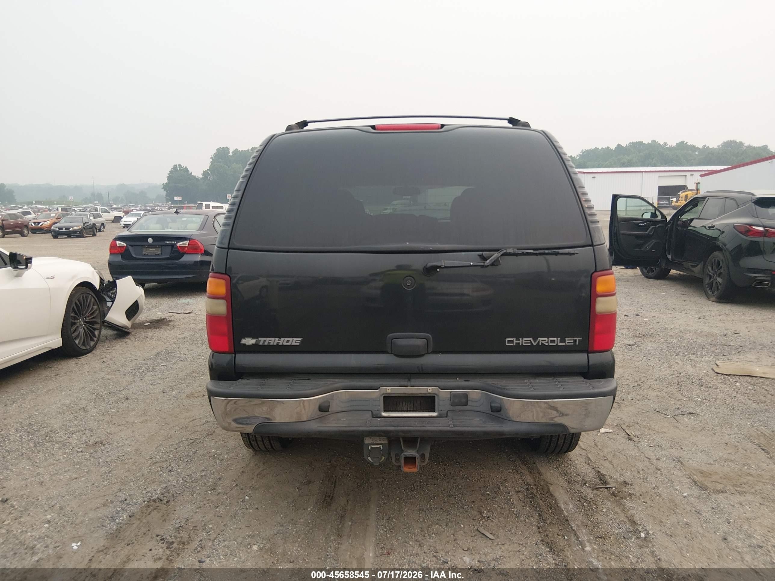 2003 Chevrolet Tahoe Ls Black vin: 1GNEC13V93R291499