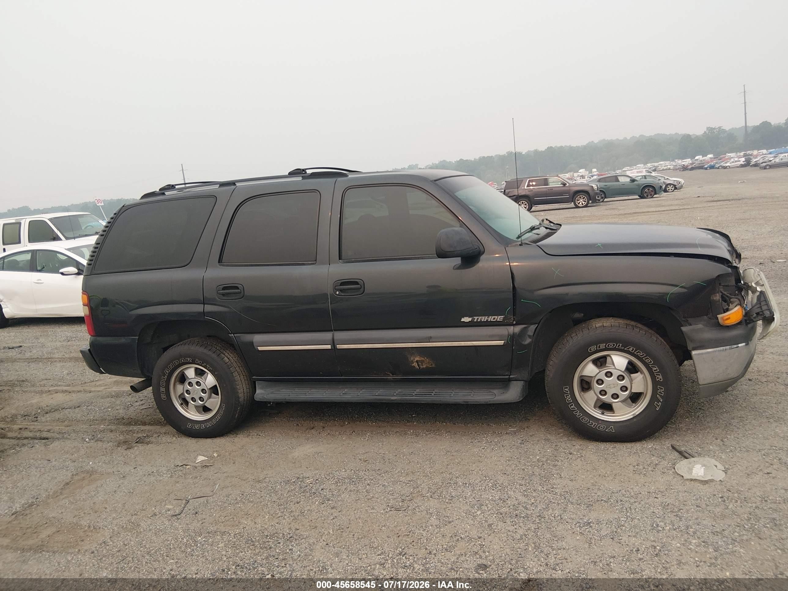 2003 Chevrolet Tahoe Ls Black vin: 1GNEC13V93R291499